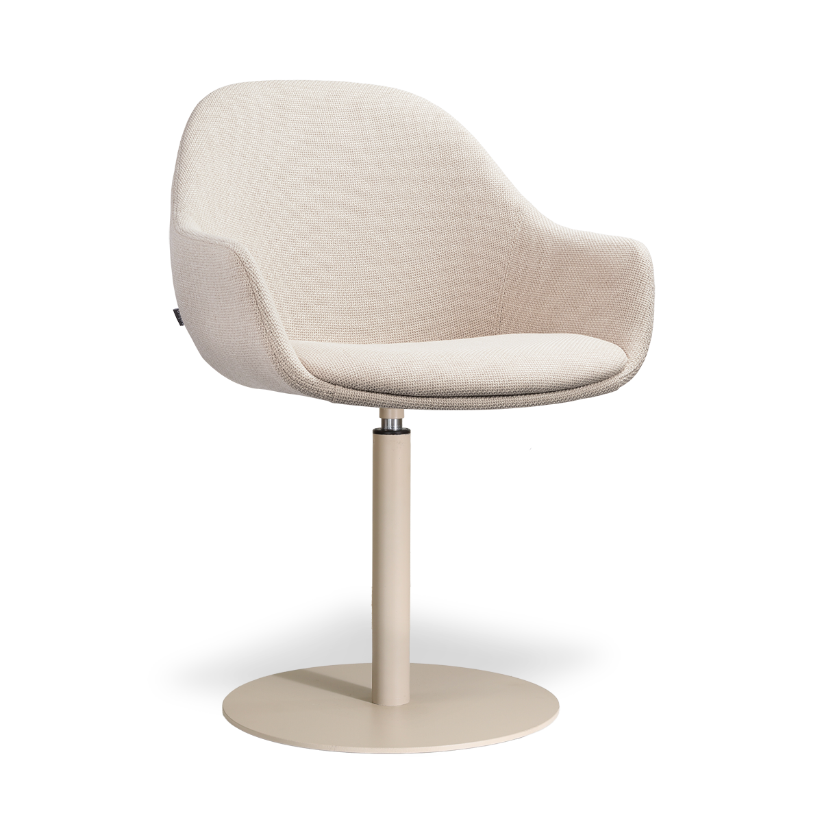 niva-mae draaibare eetkamerstoel- beige onderstel