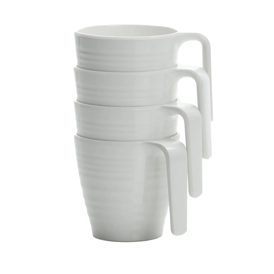 Flamefield Soft white mokken (set van 4)