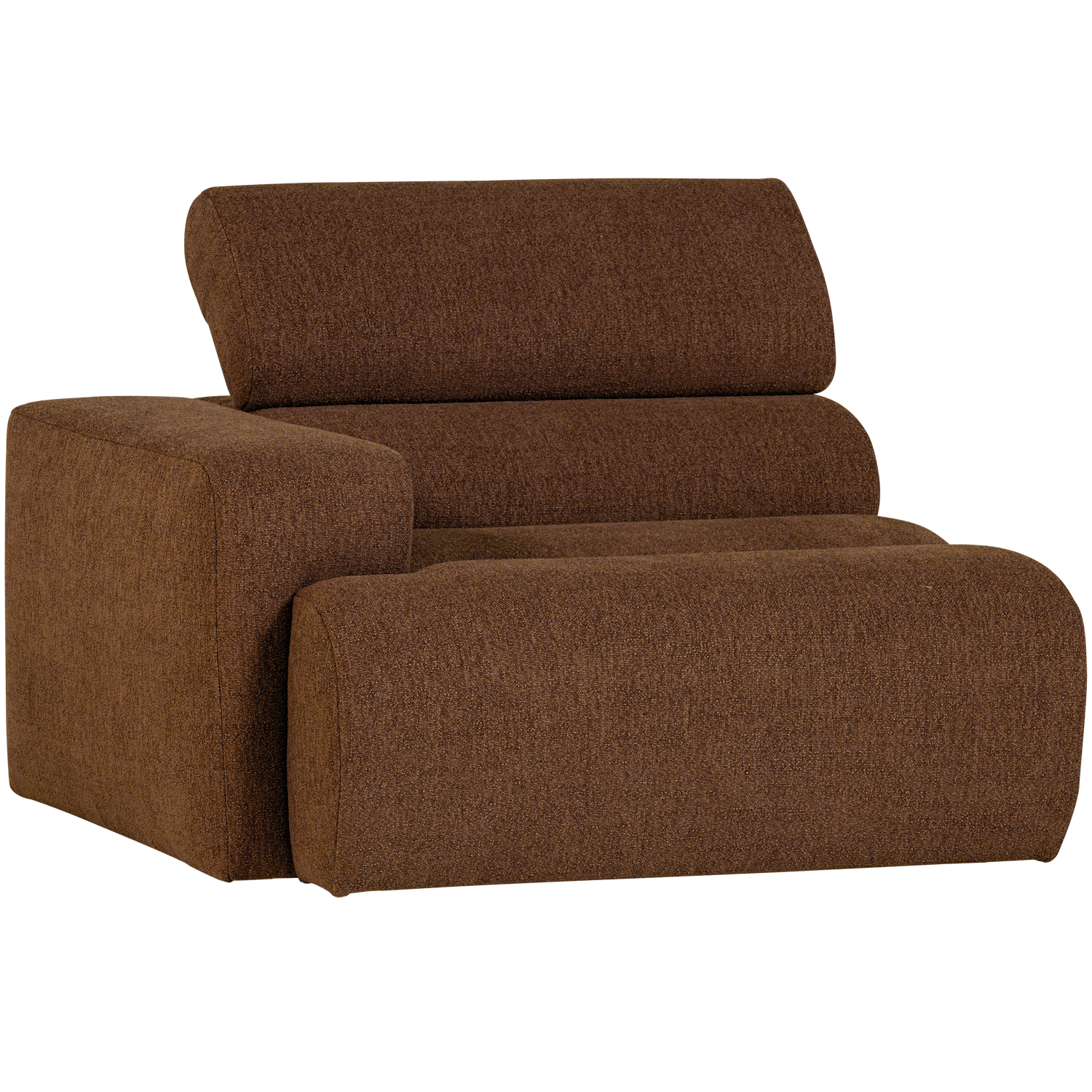 Novi 1-zits element arm links boucle karamelbruin