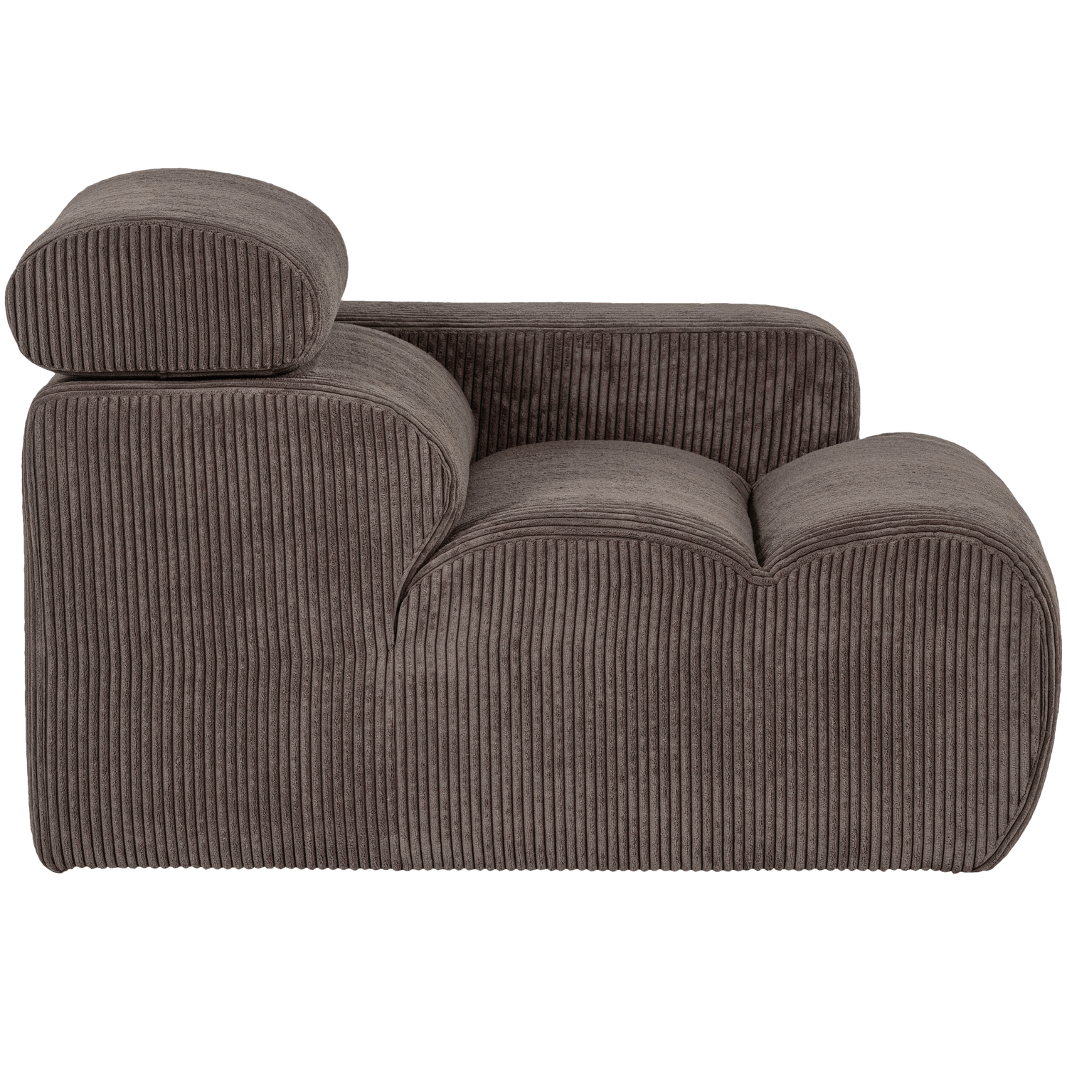 Novi 1-zits element arm links boucle karamelbruin