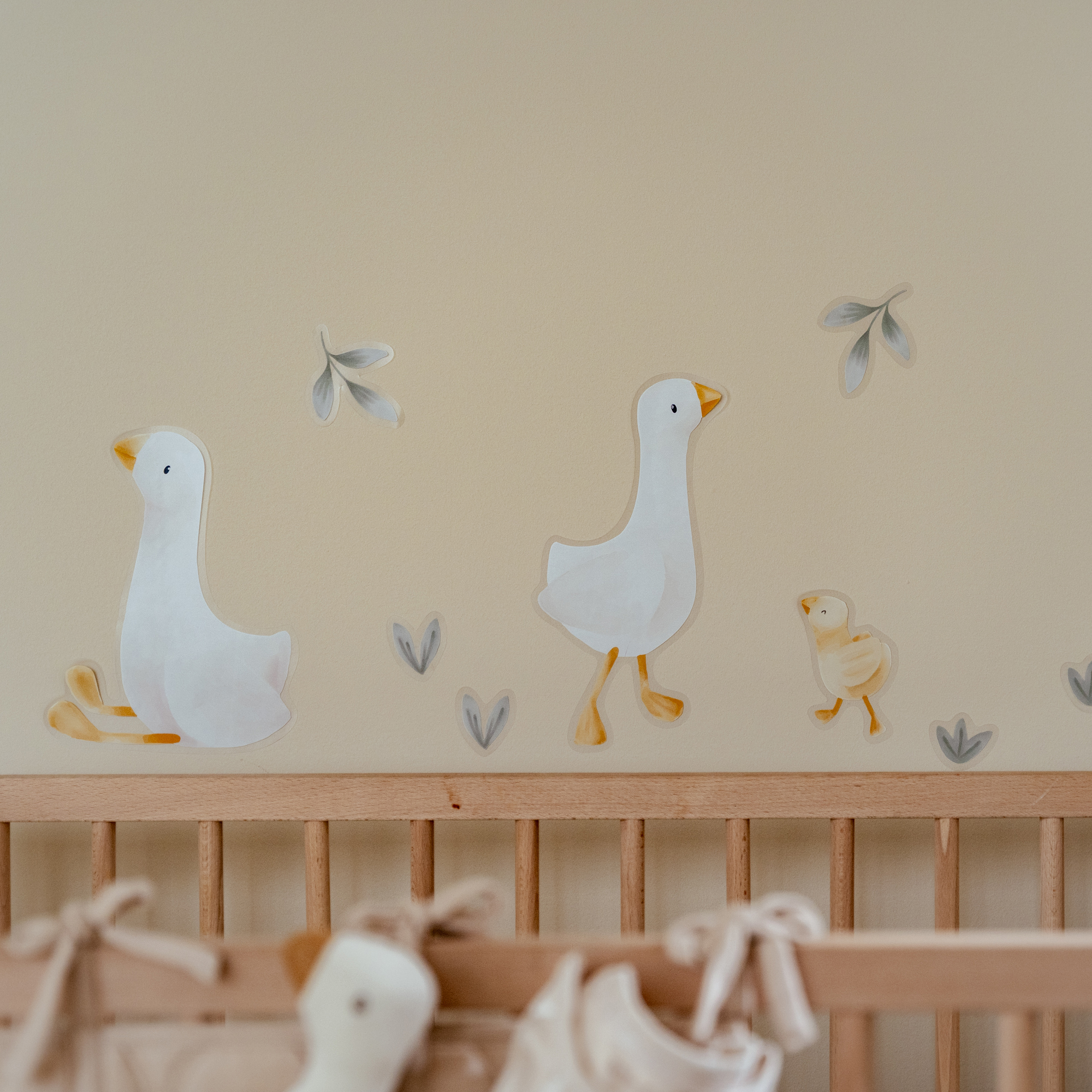 Muurstickers Little Goose (A4)