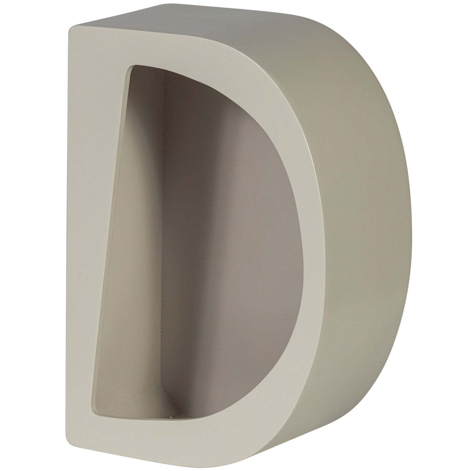 Noam wanddeco halfrond hout dust 15x35x24 cm