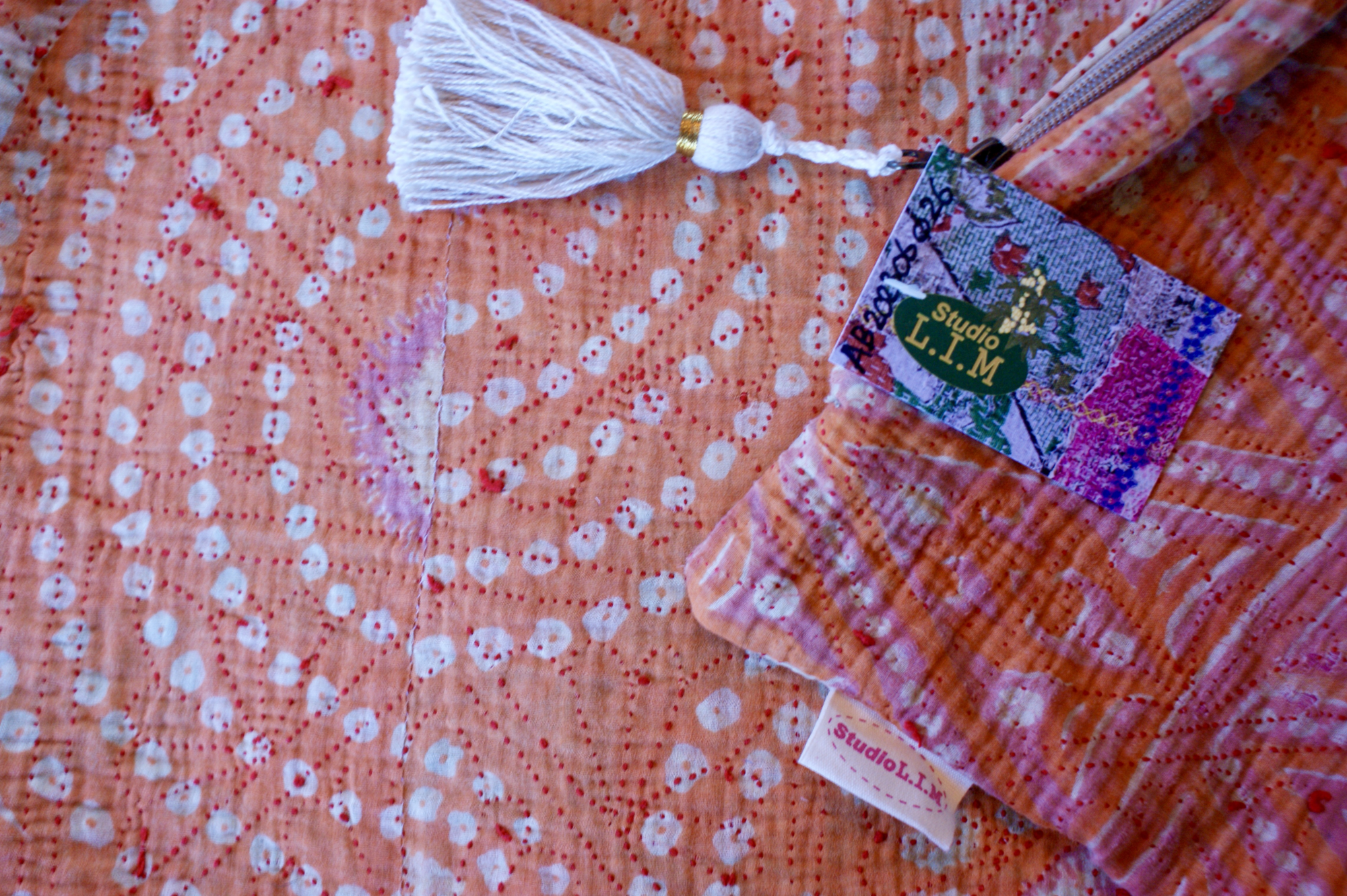 Kussen Kantha vintage 40x60 cm