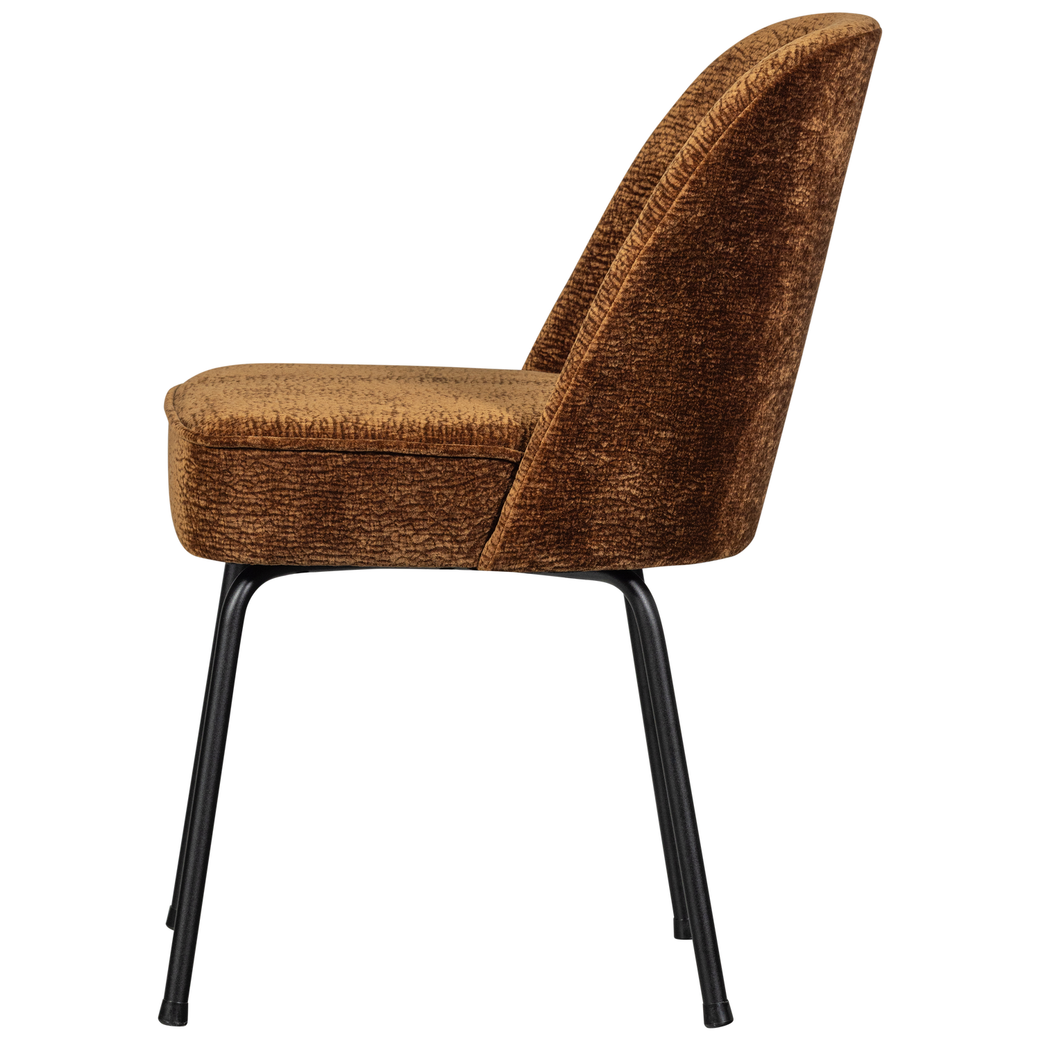 Vogue eetkamerstoel structure velvet brass
