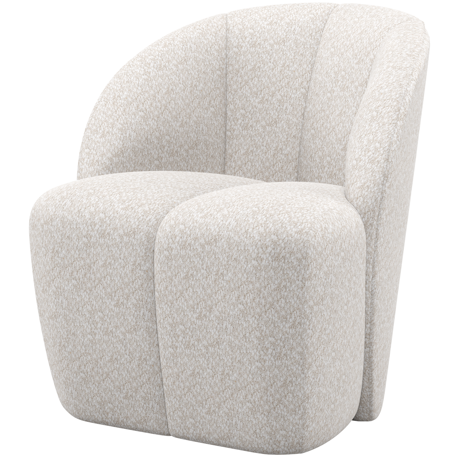 Mojo draaifauteuil boucle ecru melange