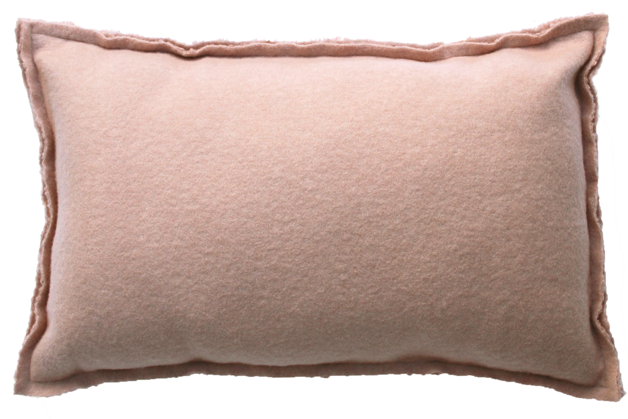 Kussen bouclé oud roze