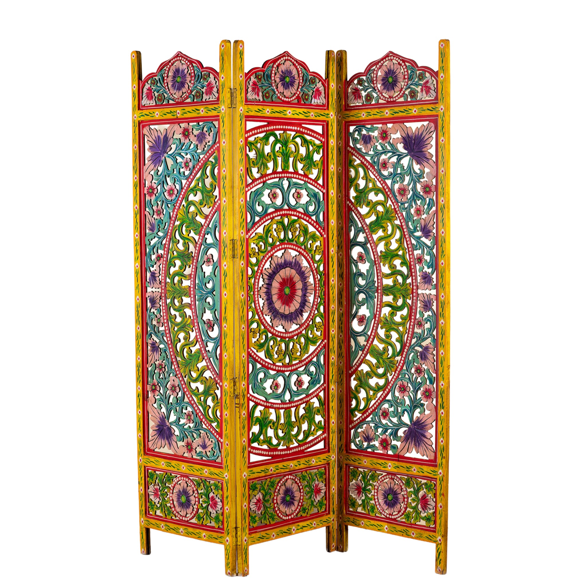 Niam - Handgesneden Mangohouten Roomdivider 