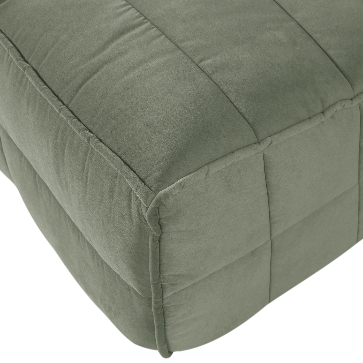 Cluster eetbankje met rugleuning boucle khaki bruin