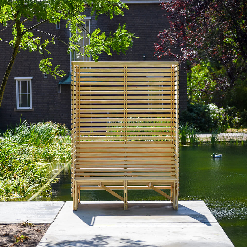 Weltevree tuinbank Patio Bench High Back