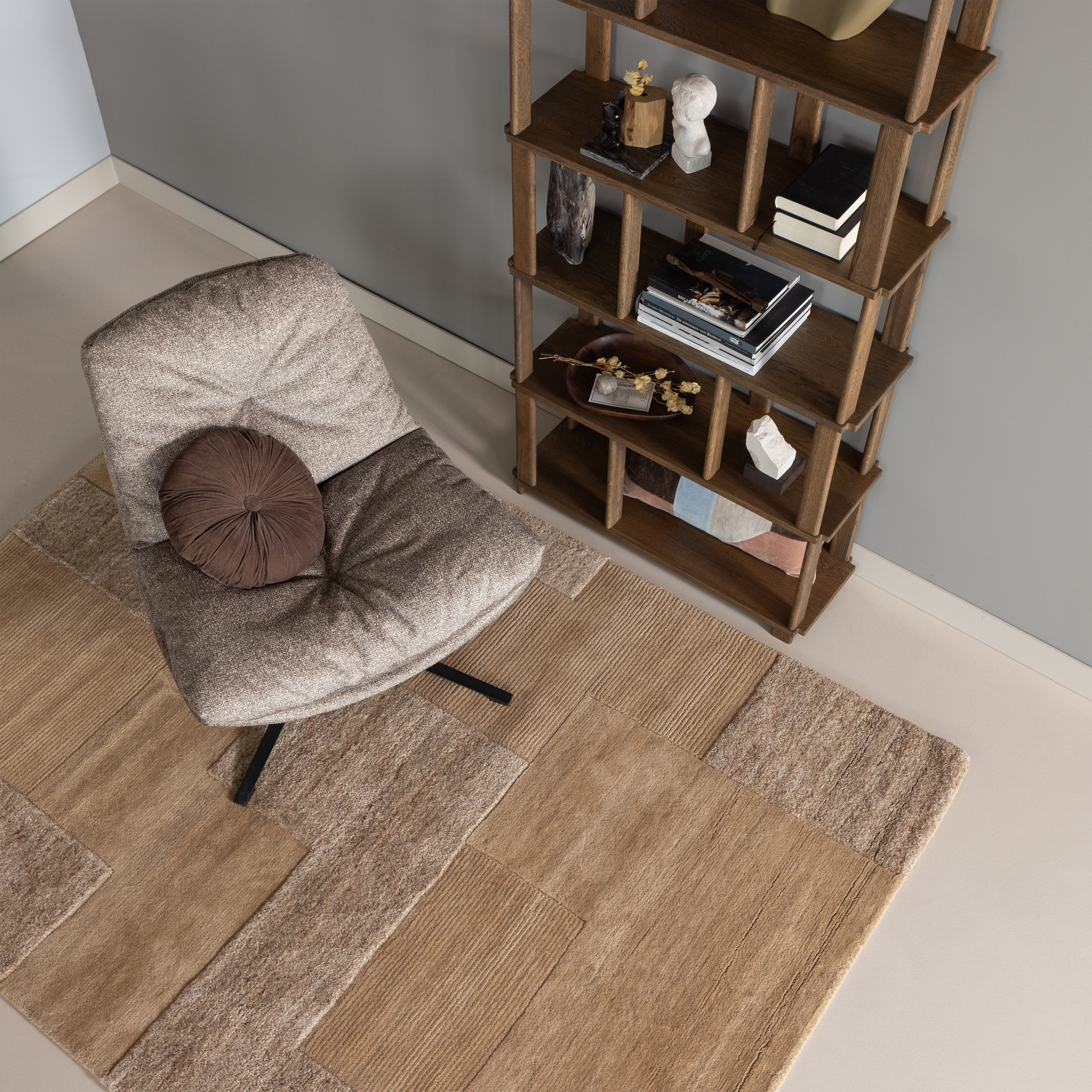 Riss boekenkast eikenhout naturel 186x90cm