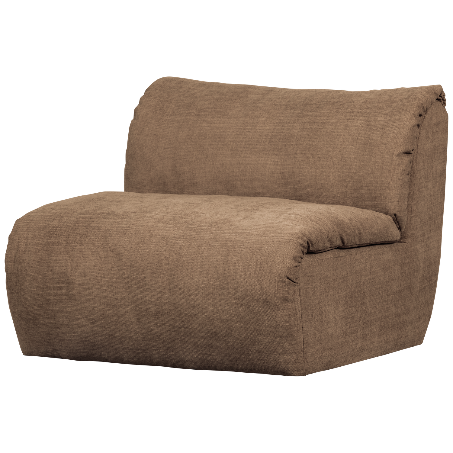 Baggy 1-zits element geweven chenille oudroze