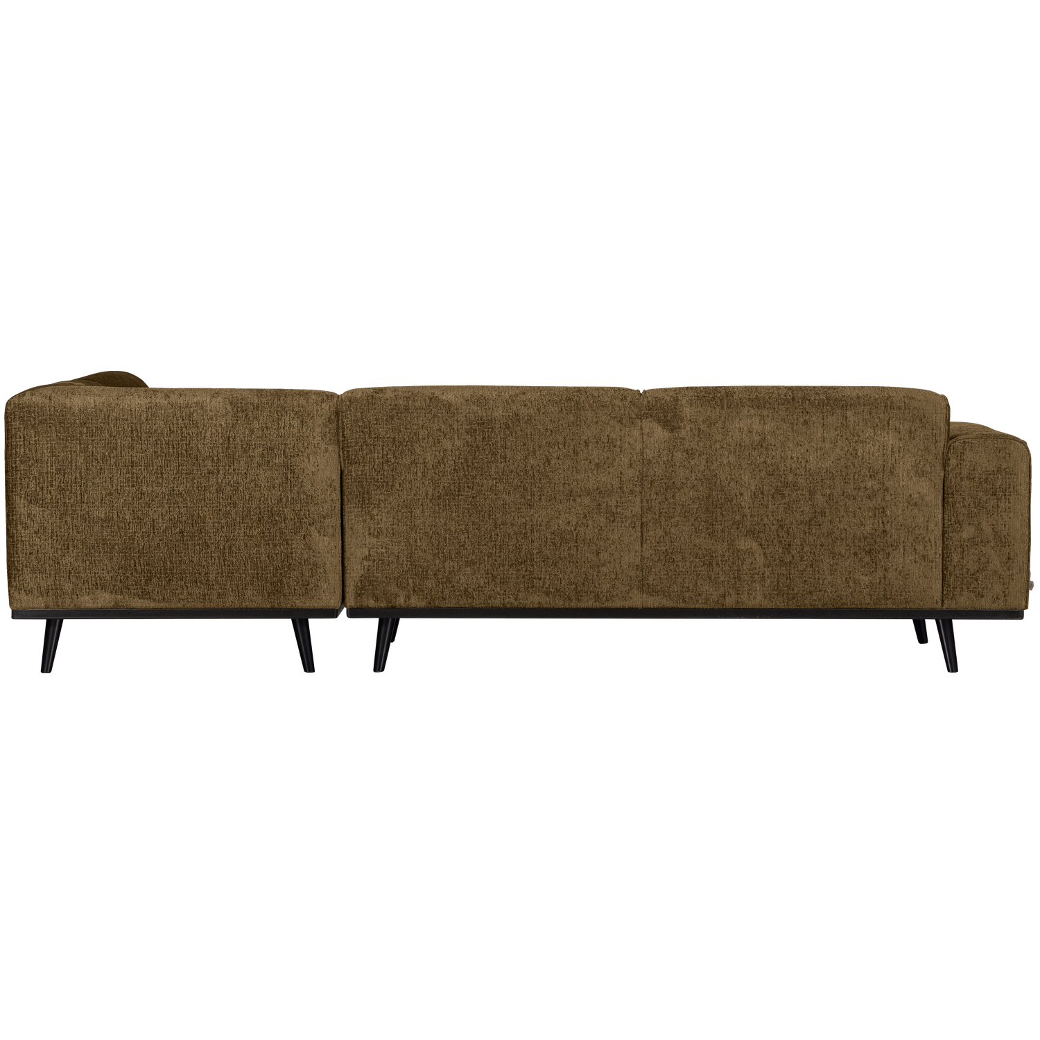 Statement hoekbank rechts chenille velvet terra