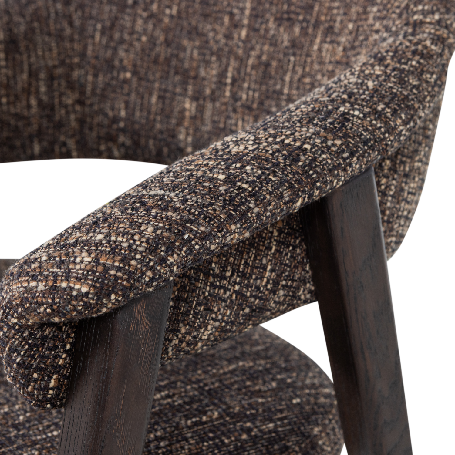 Tunar eetkamerstoel met armleuning hout naturel [fsc]