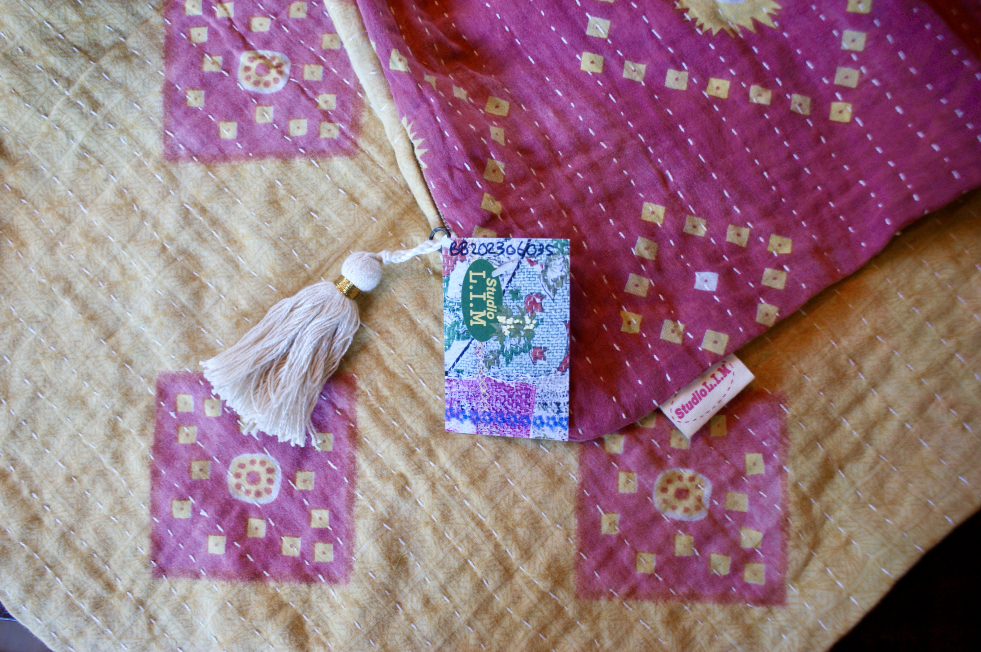 Kussen Kantha vintage 50x70 cm