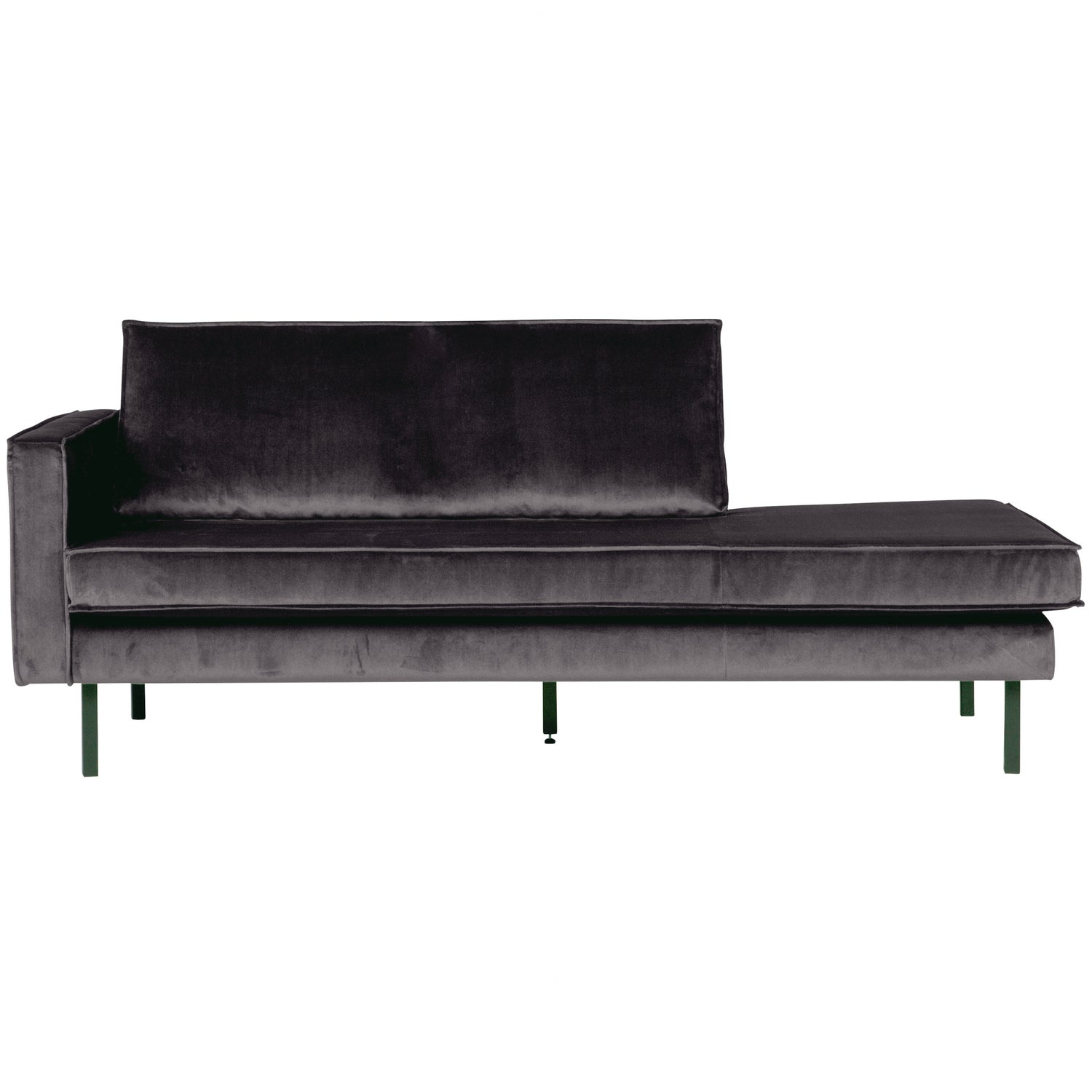 Rodeo daybed links structure velvet brass