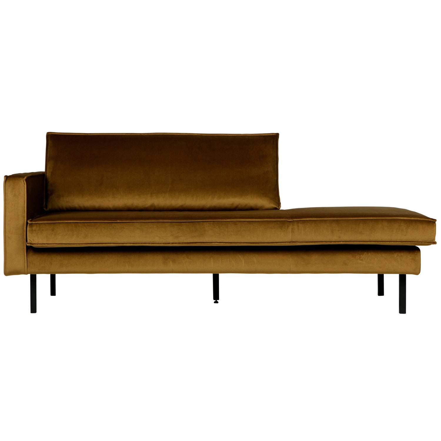 Rodeo daybed links structure velvet brass