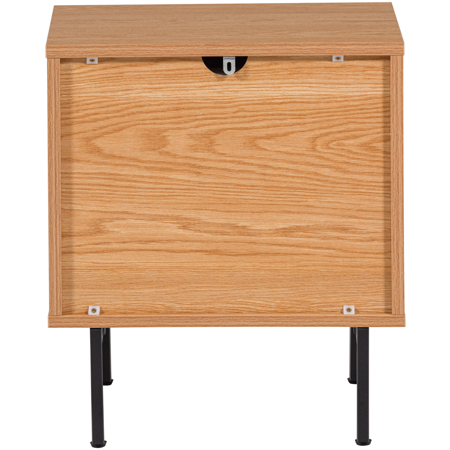 Tours ladekast/nachtkastje 2 lades melamine/mdf naturel