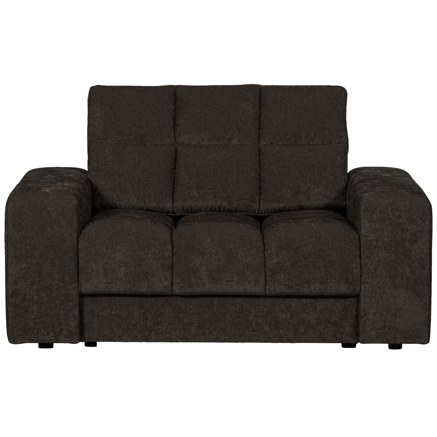 Second date loveseat velvet warmgrijs