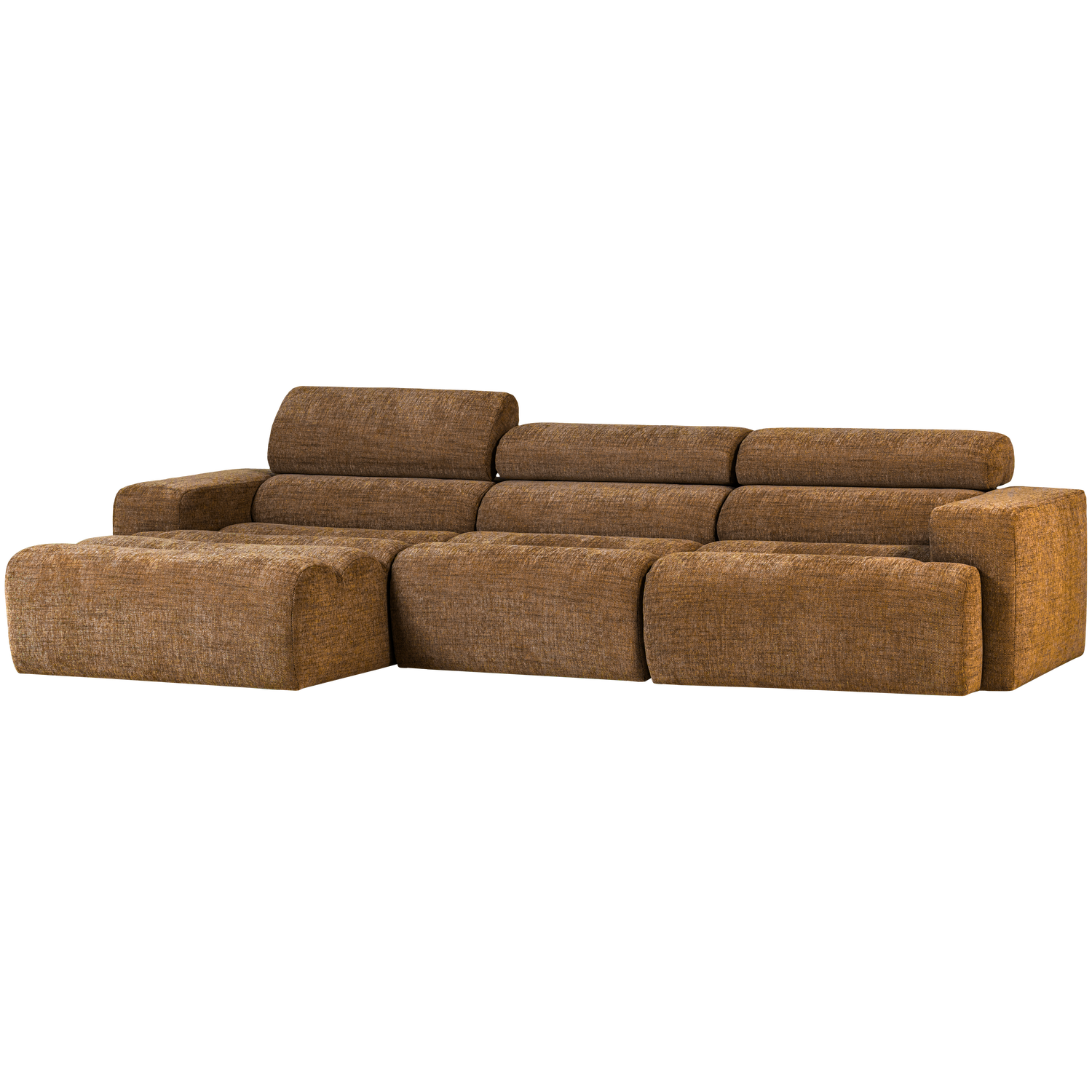 Novi chaise longue bank links oranje melange