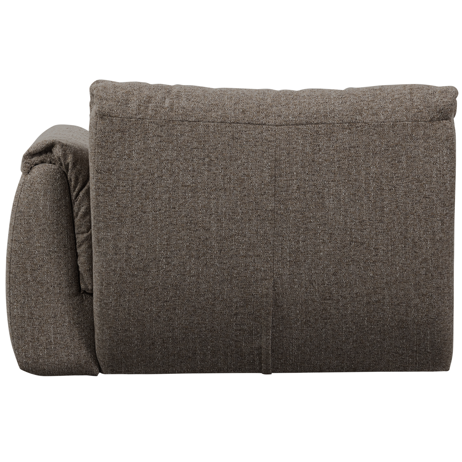 Baggy 1-zits element met arm rechts geweven chenille bruin