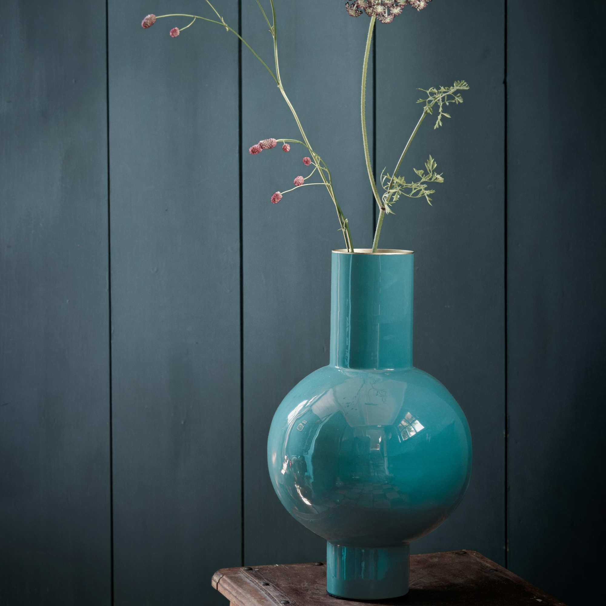 Vaas Pip metaal 24x40cm