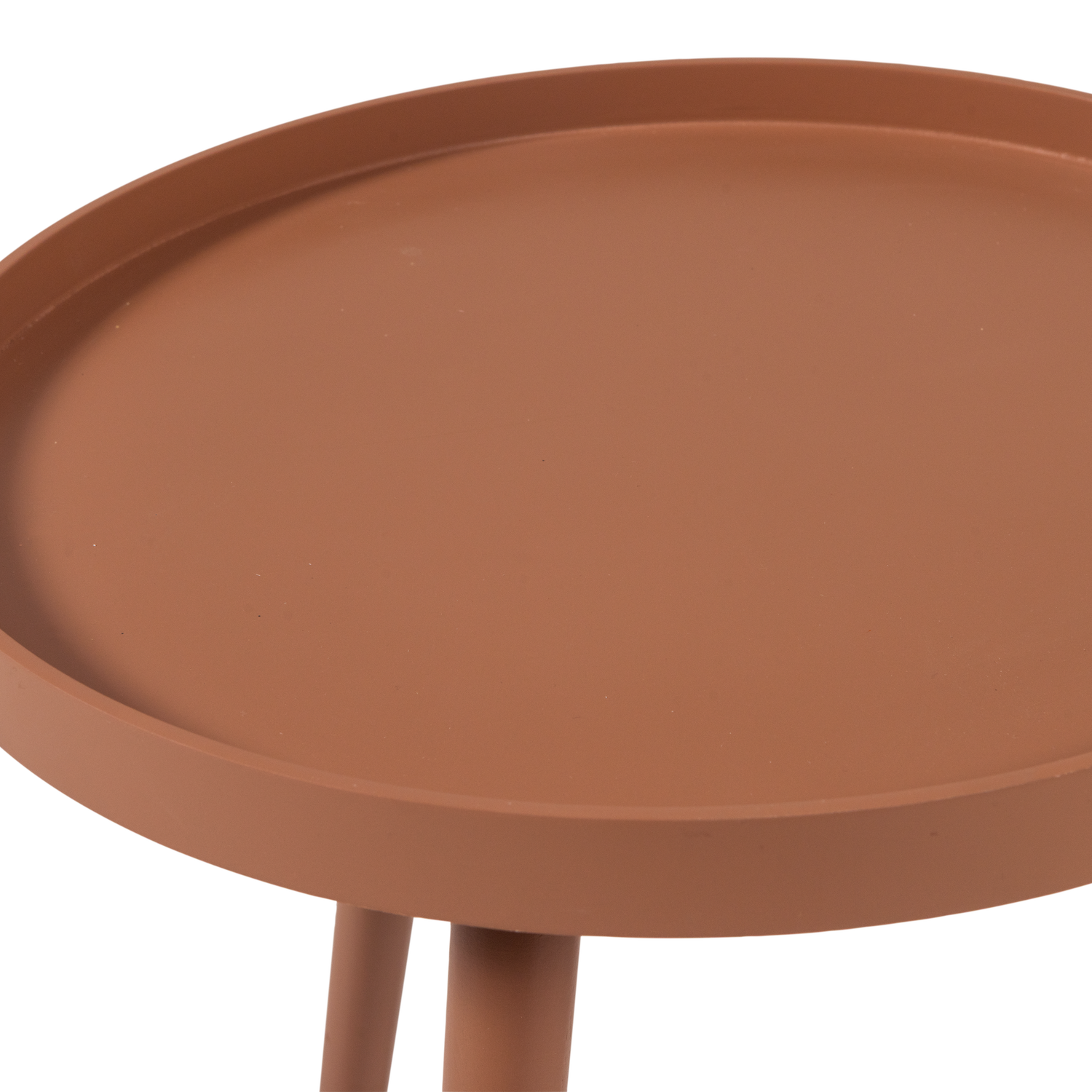 Sasha bijzettafel o41 cm hout honinggeel [fsc]