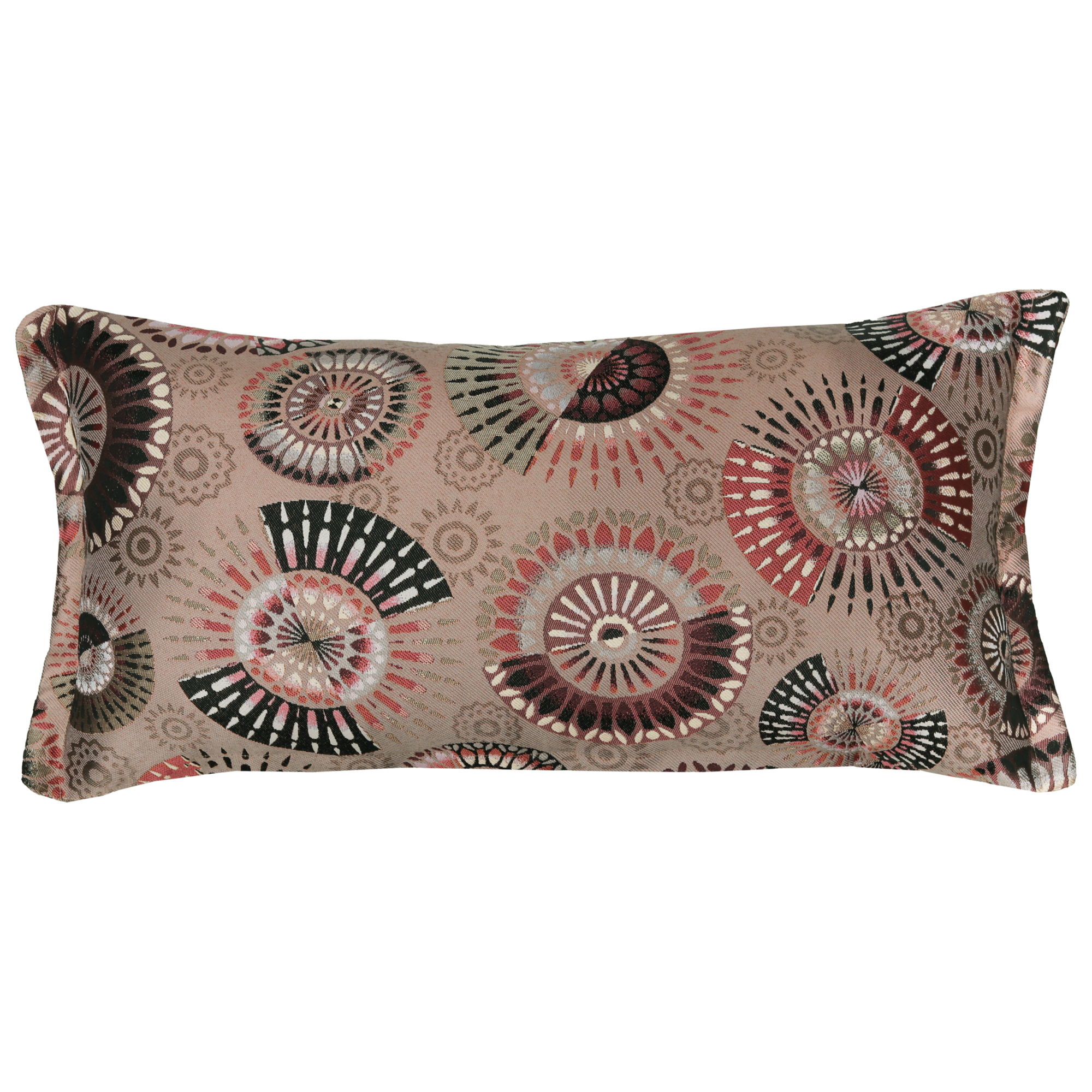 Kussen funky mandela taupe