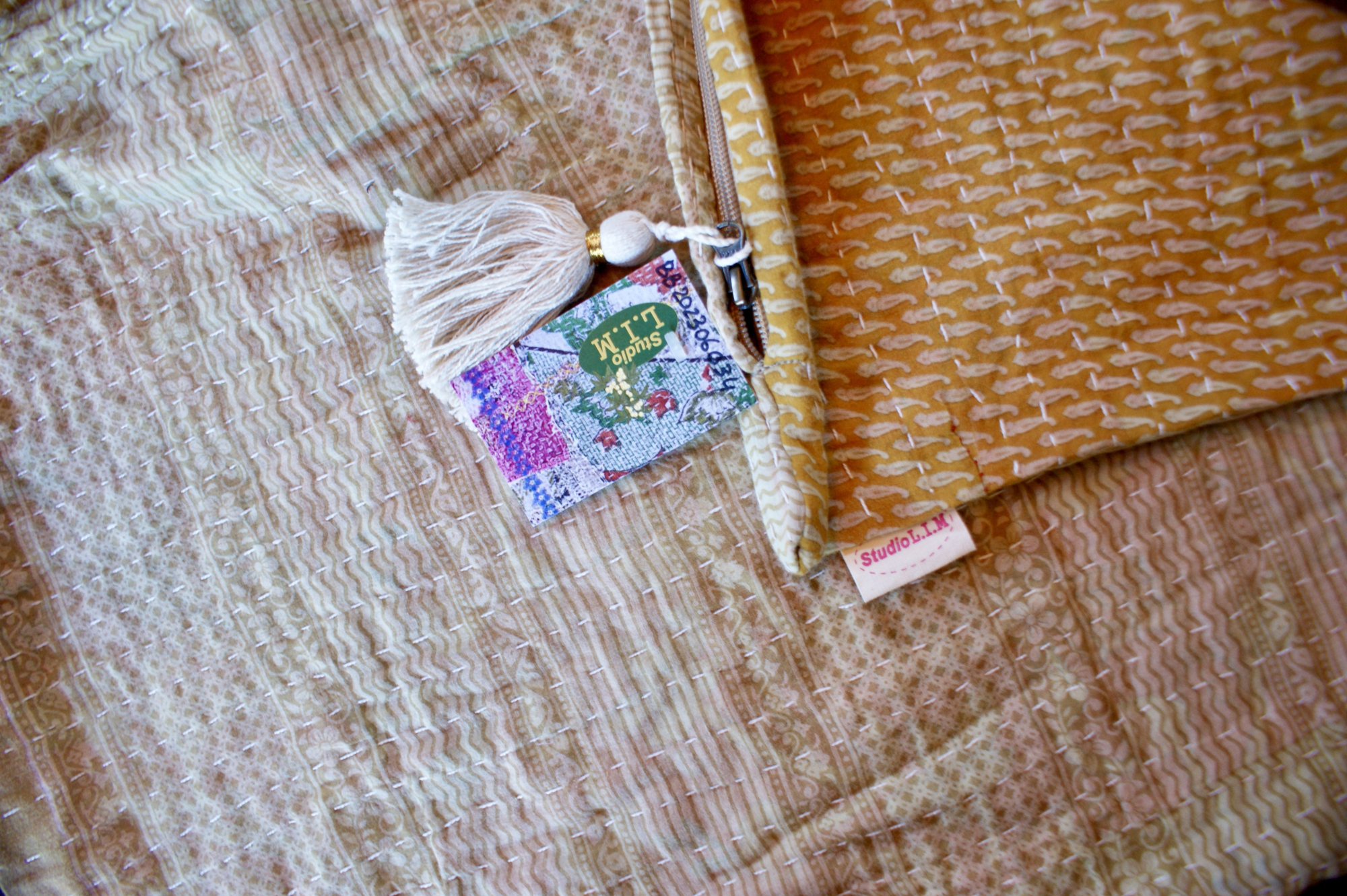 Kussen Kantha vintage 50x70 cm