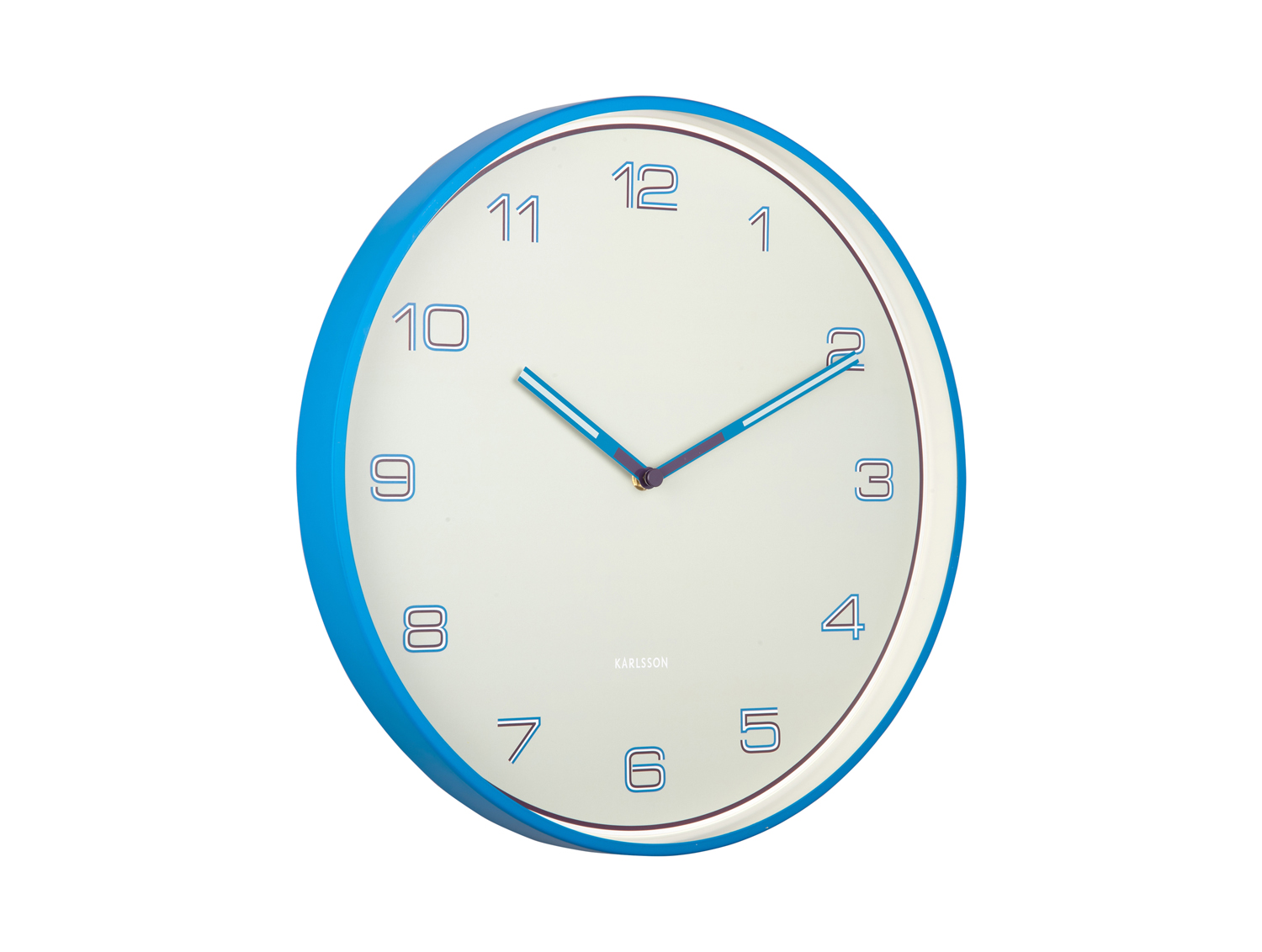 Wandklok Lined Numbers