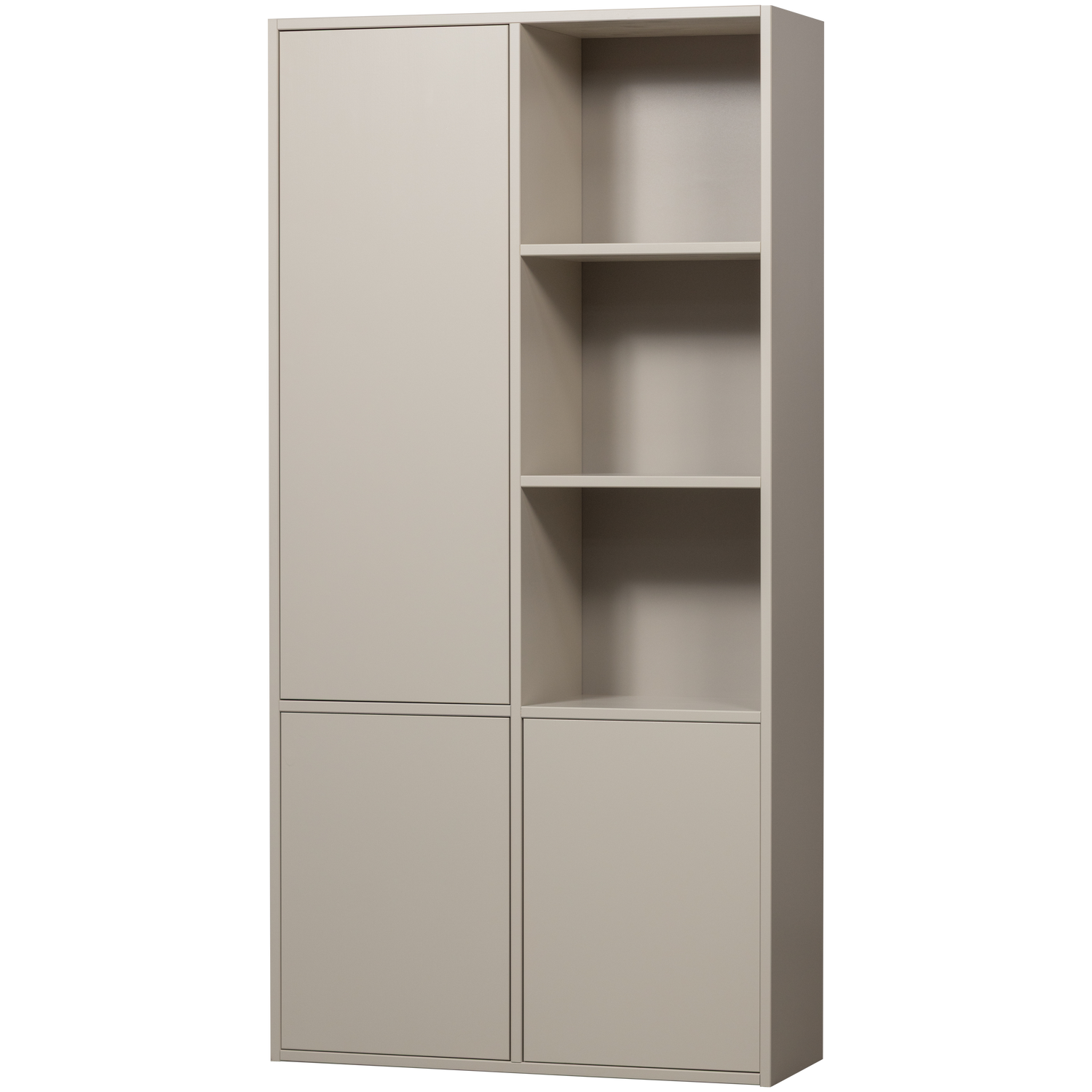 Meggy opbergkast links 108 cm grenen middenbruin [fsc]