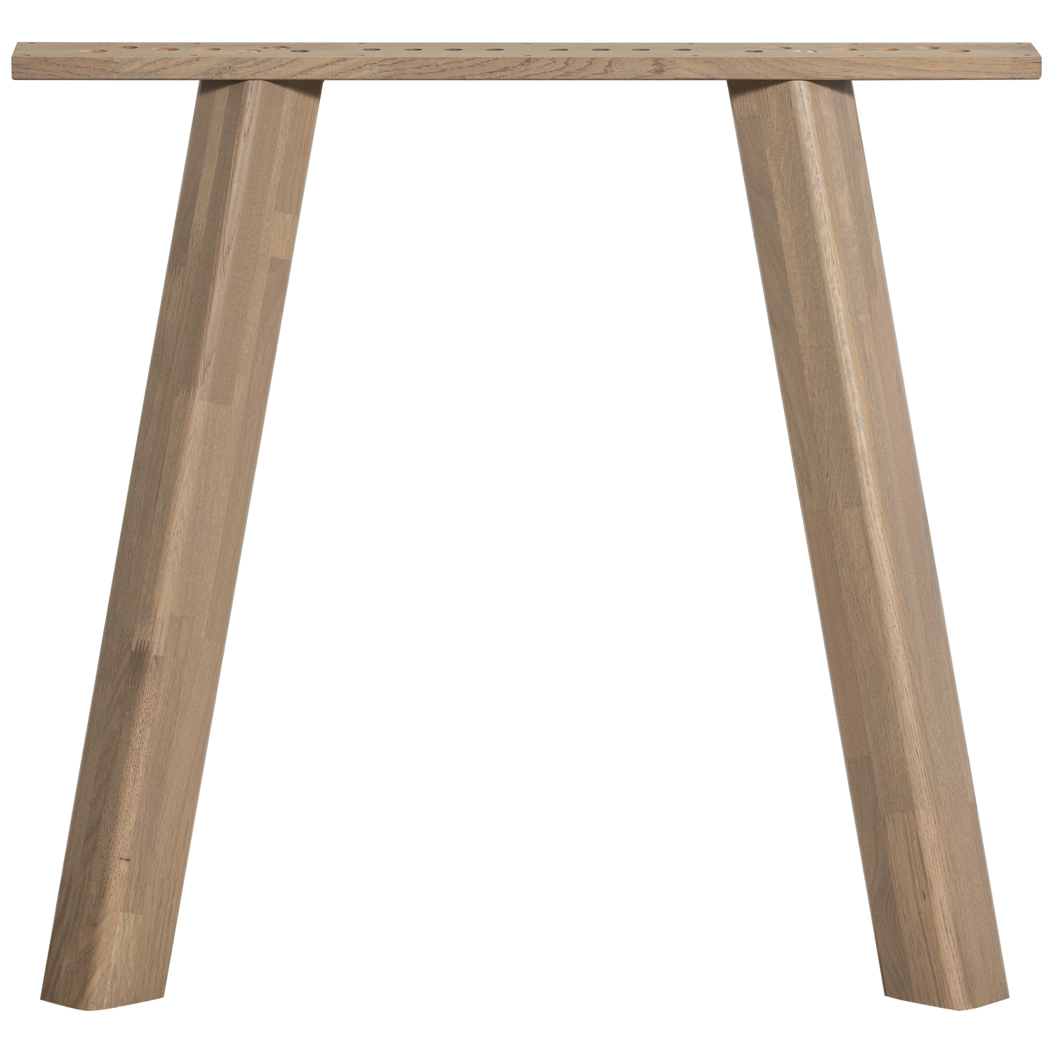 Haarlem 4-standen poot eiken pebble grey set van 2 [fsc]