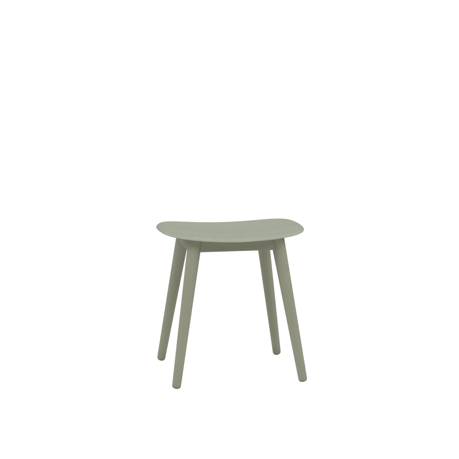 Muuto kruk Fiber Stool Wood Base