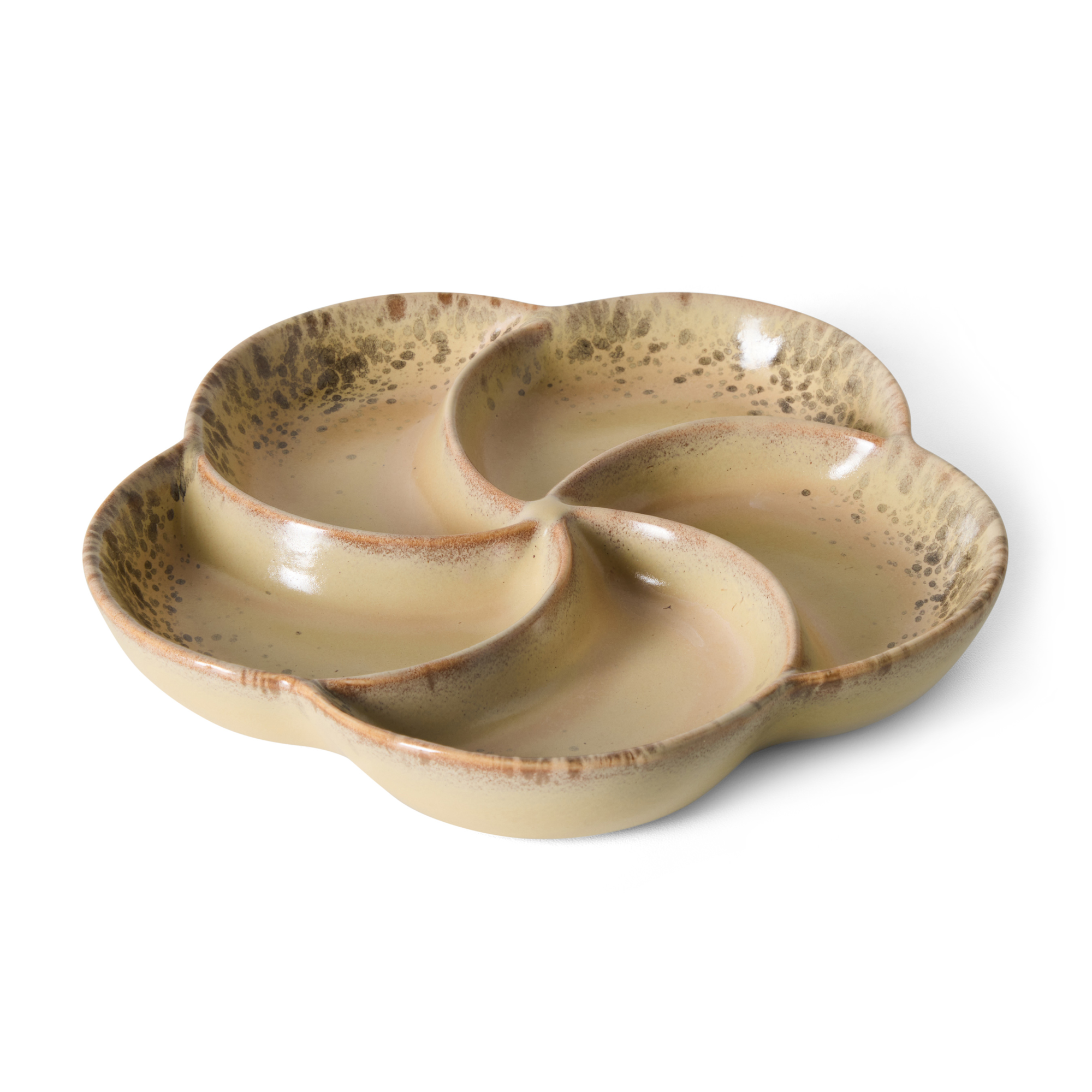 HKliving Servies 70s ceramics snack tray Grit