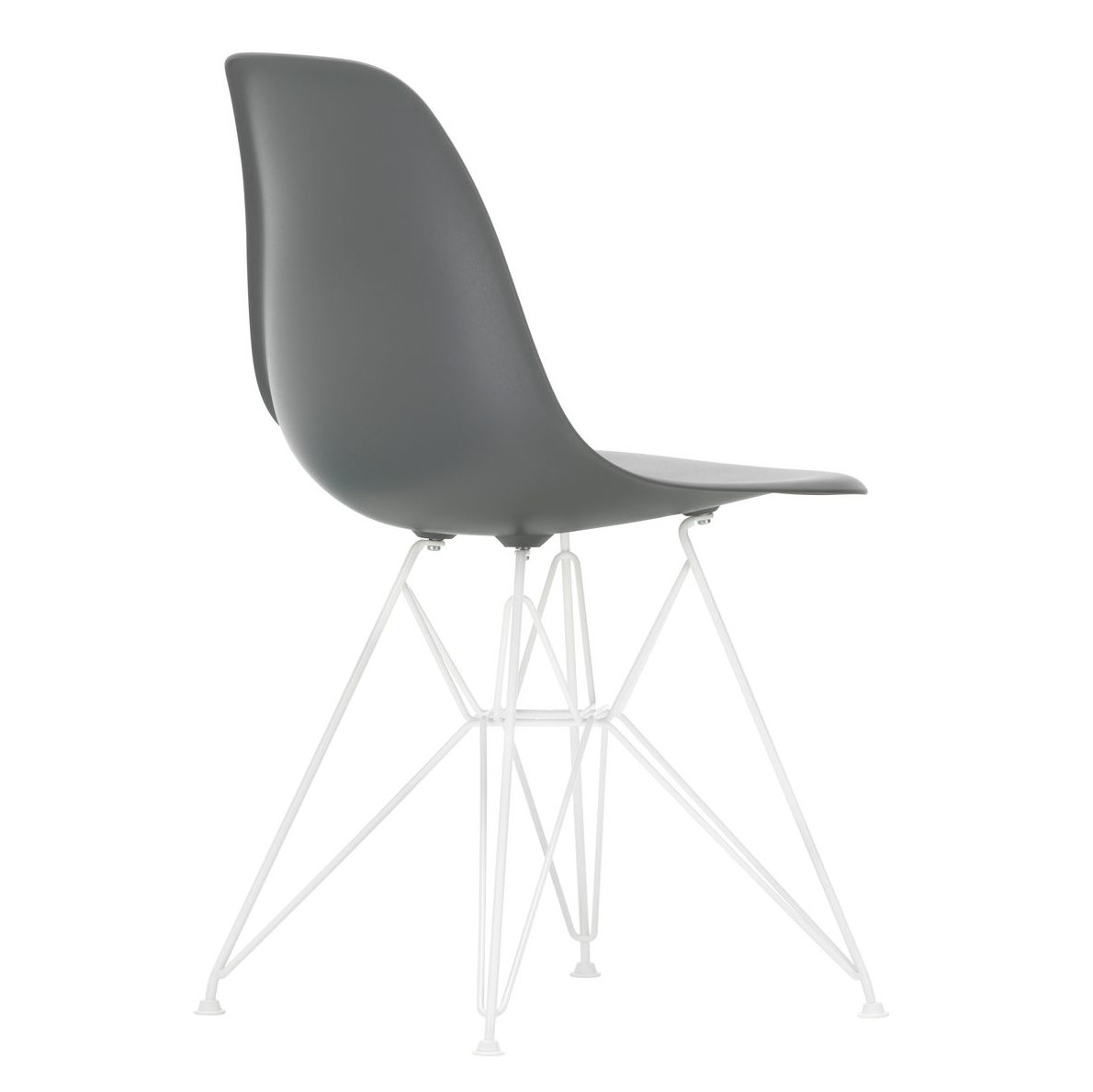 Vitra DSR RE eetkamerstoel wit onderstel