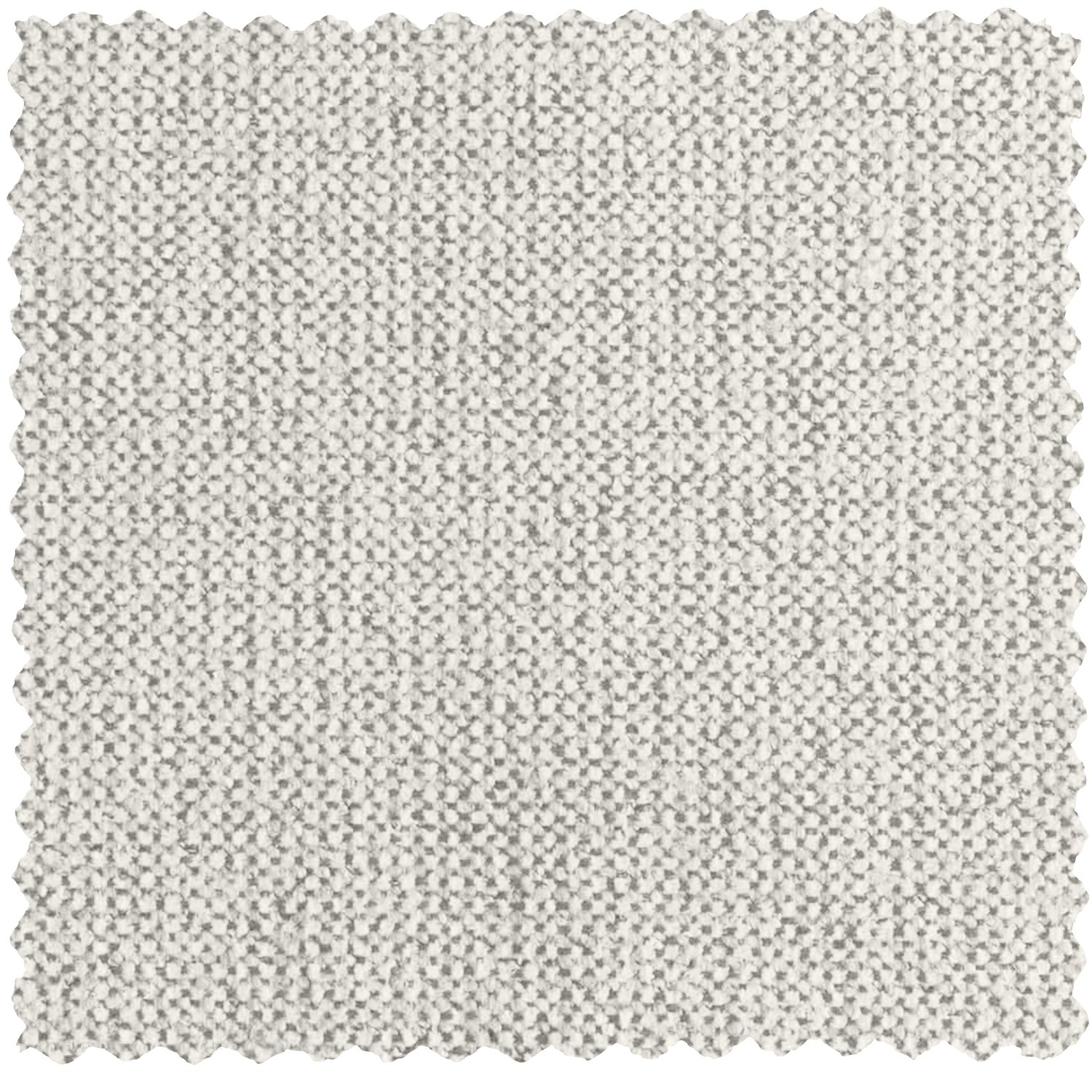 Sloping u-vorm bank off white melange
