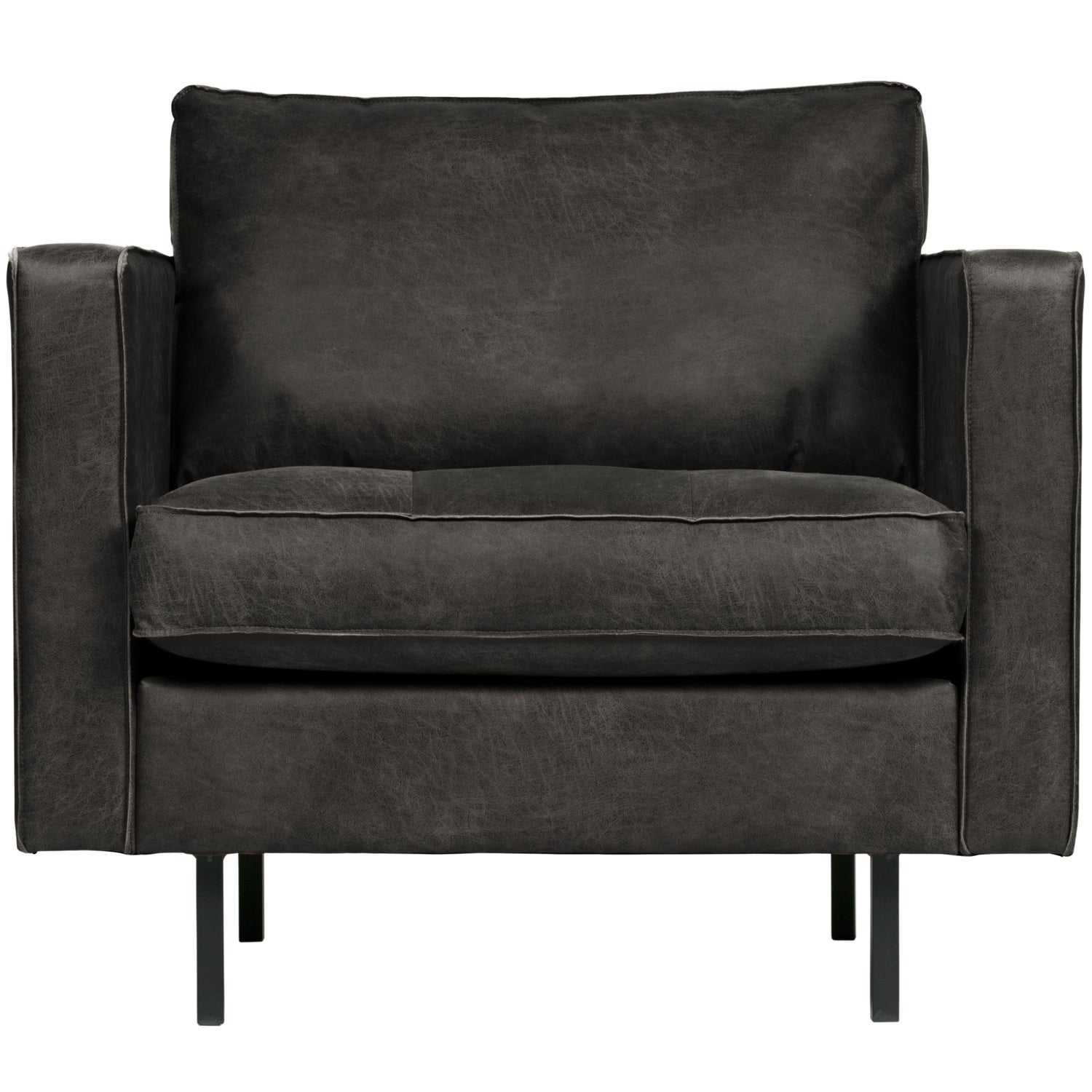 Rodeo classic fauteuil ribstof roestbruin