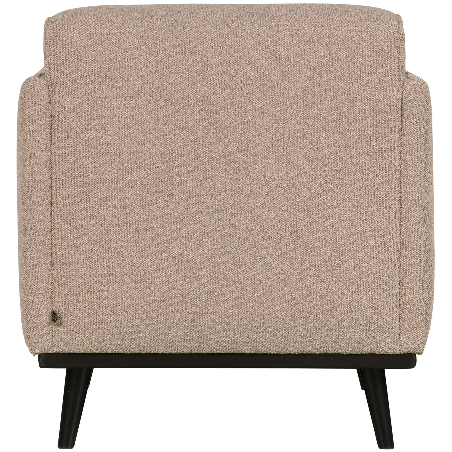 Statement fauteuil met arm chenille velvet perzikroze