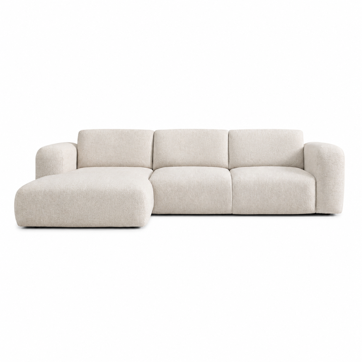 Riva Hoekbank Beige, Chaise Longue