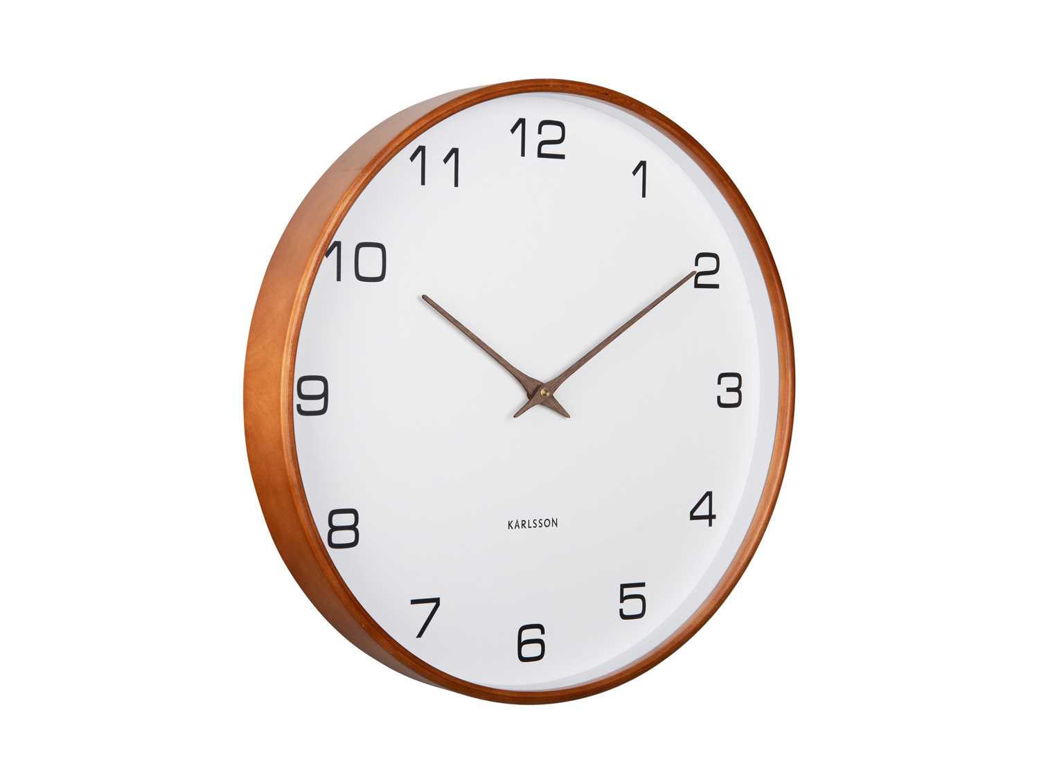 Wandklok Acento hout