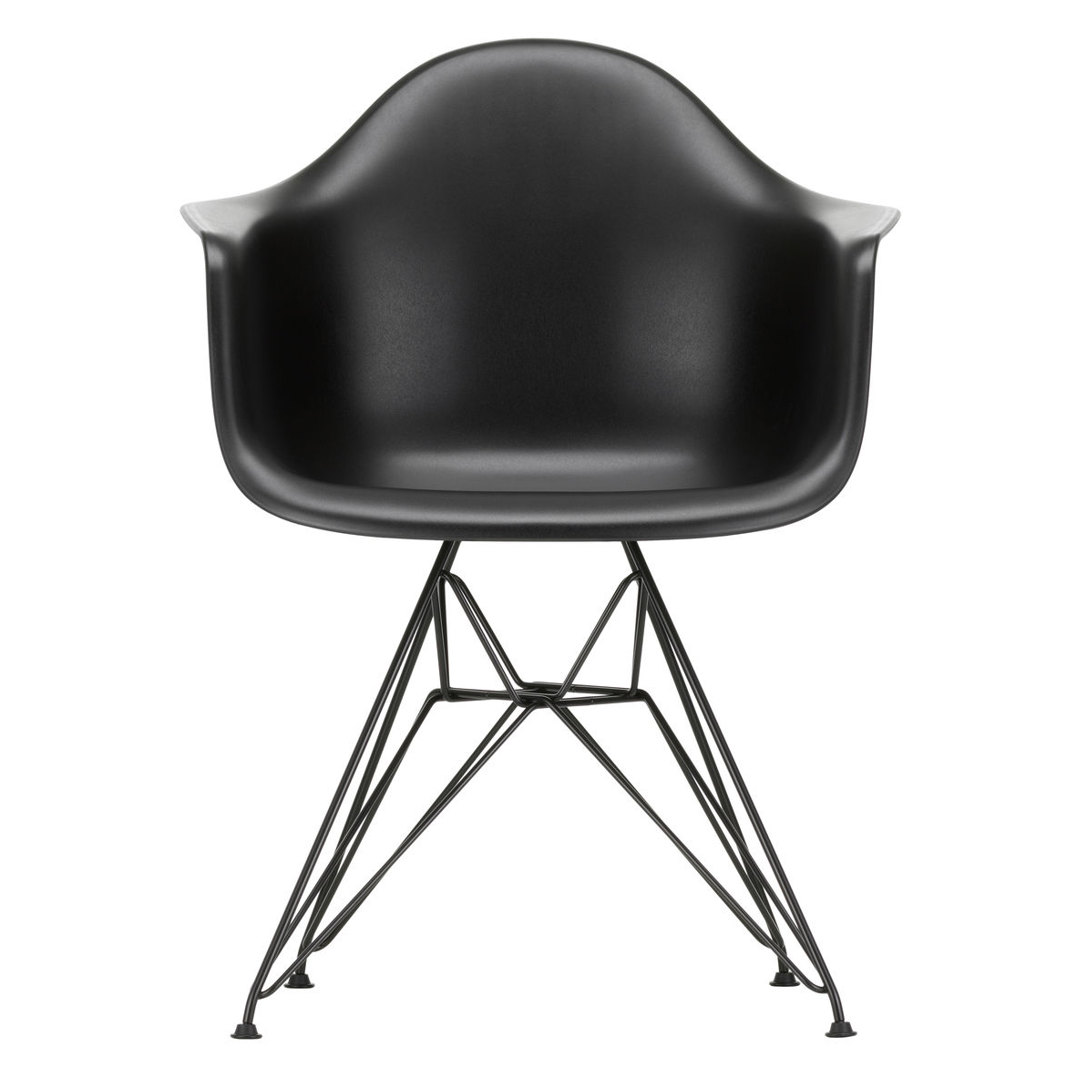 Vitra Eetkamerstoel DAR RE zwart