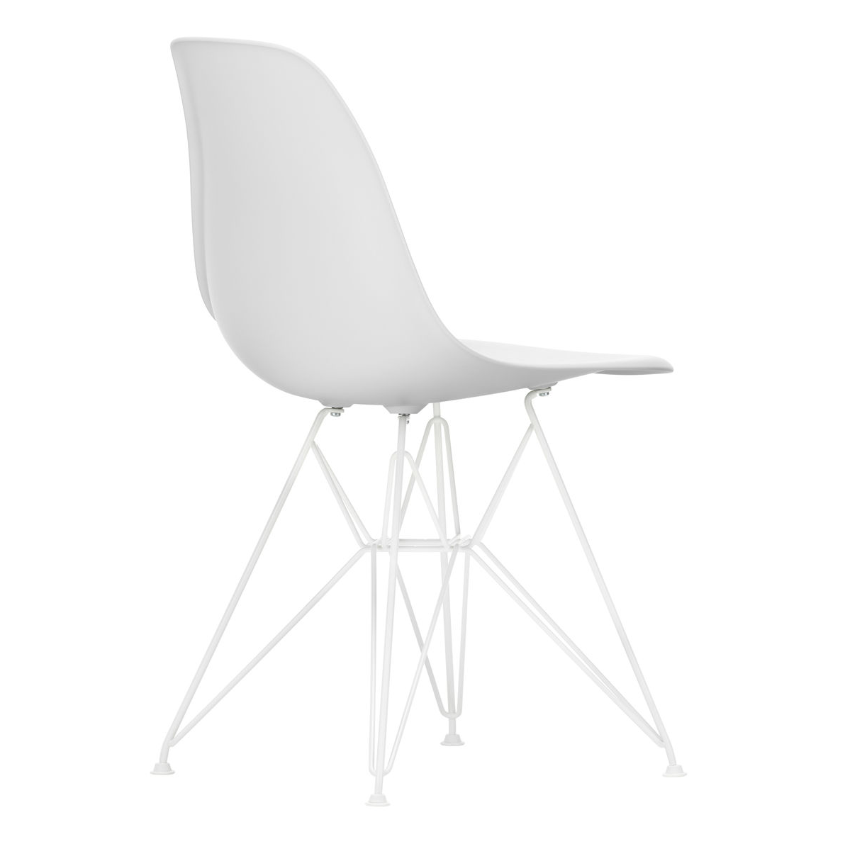 Vitra DSR RE eetkamerstoel wit onderstel