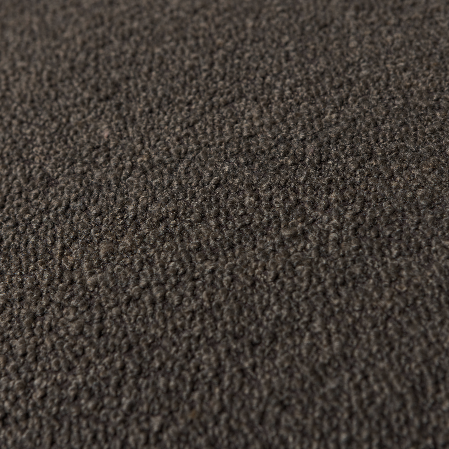 Lofty hocker boucle staalgrijs