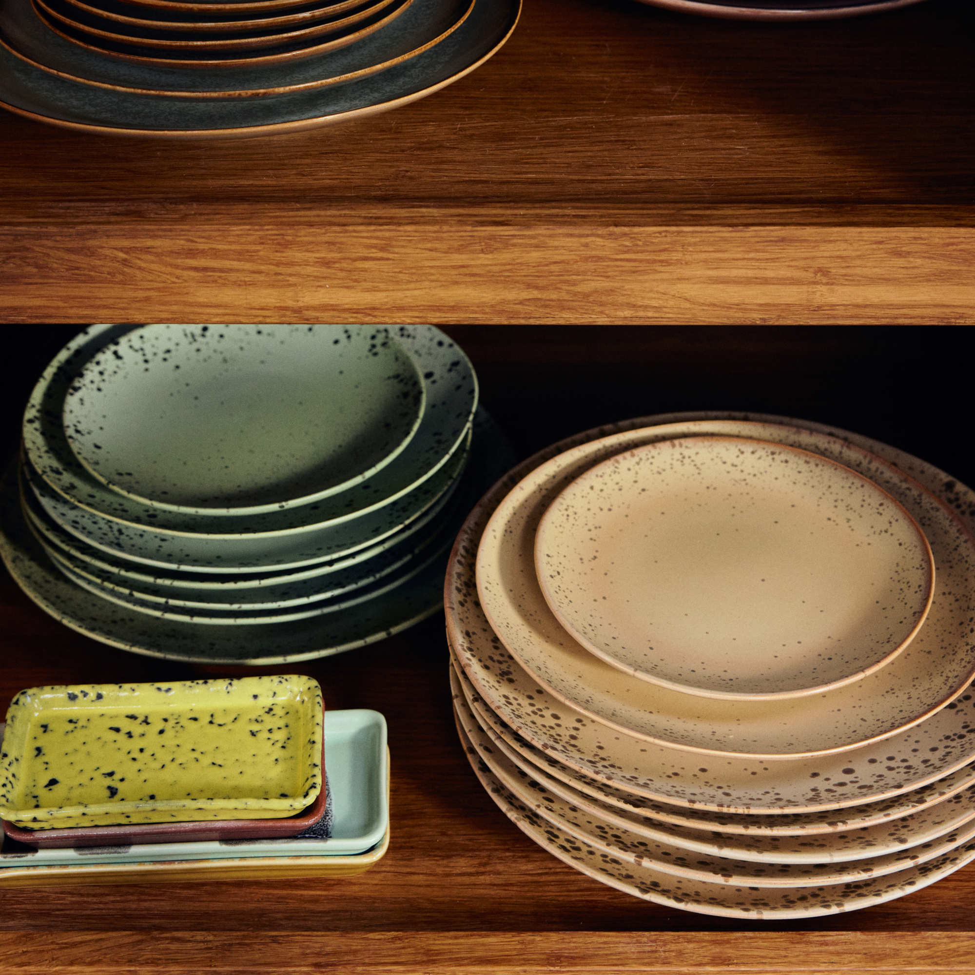 HKliving Servies 70's ceramics ontbijtbord