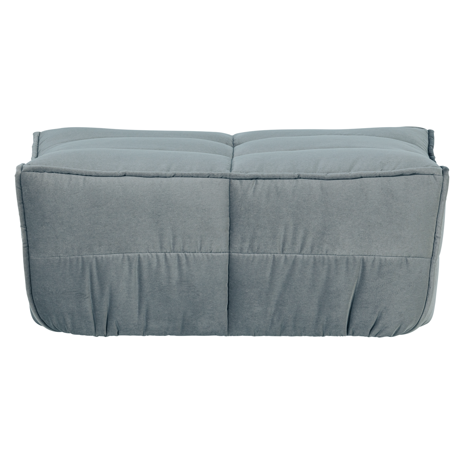Cluster hocker velvet warm taupe