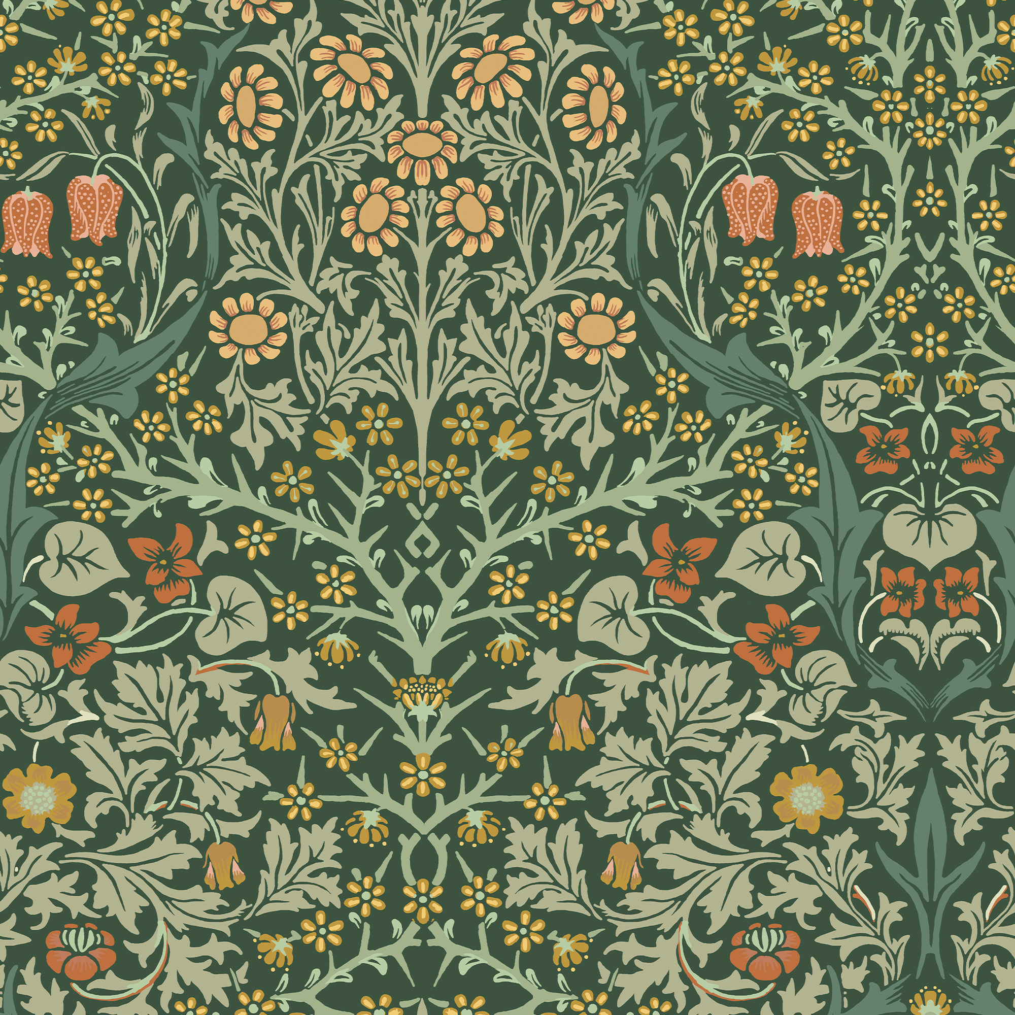 Behang William Morris at Home Blackthorn