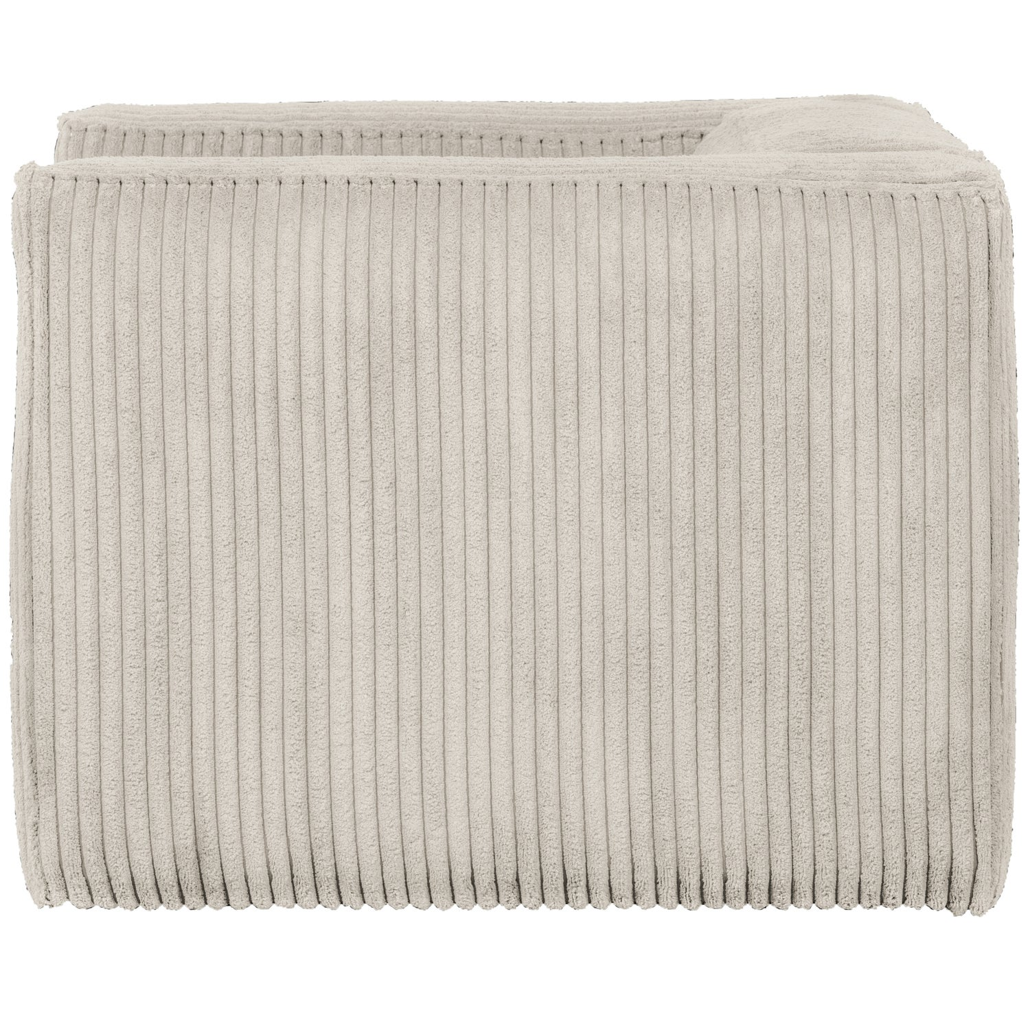 Bean fauteuil chenille velvet naturel