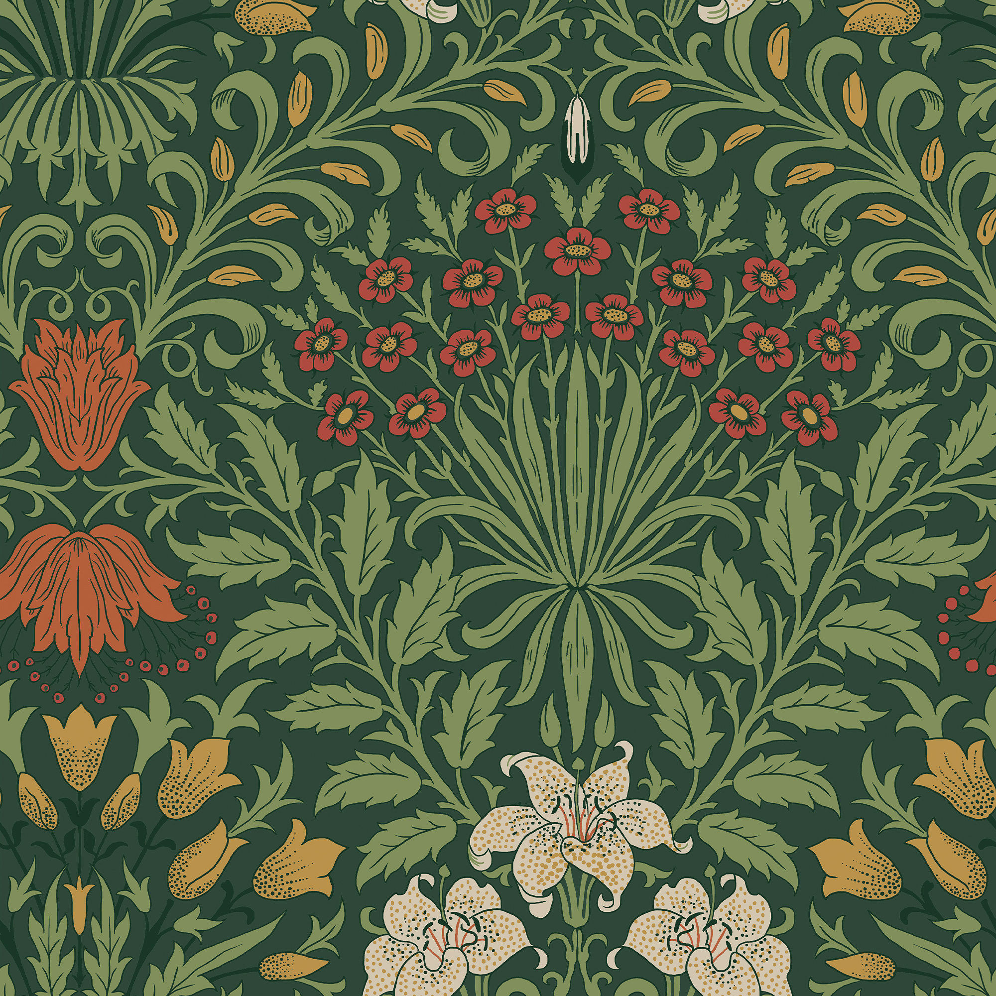 Behang William Morris at Home Garden