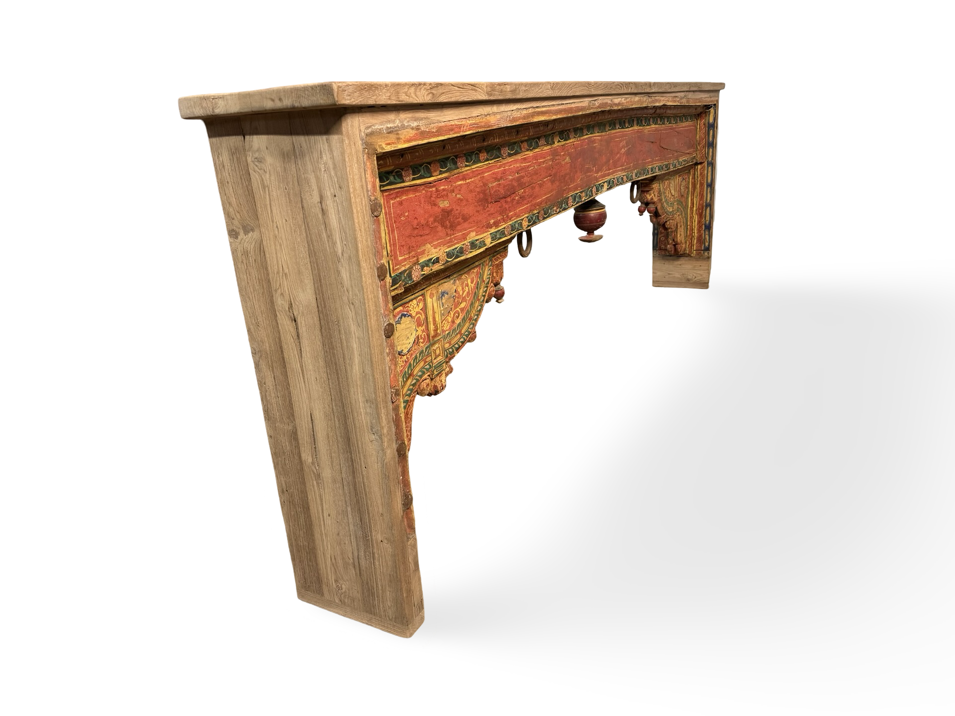 Wandtafel gekleurd Beam Shekhawati uniek