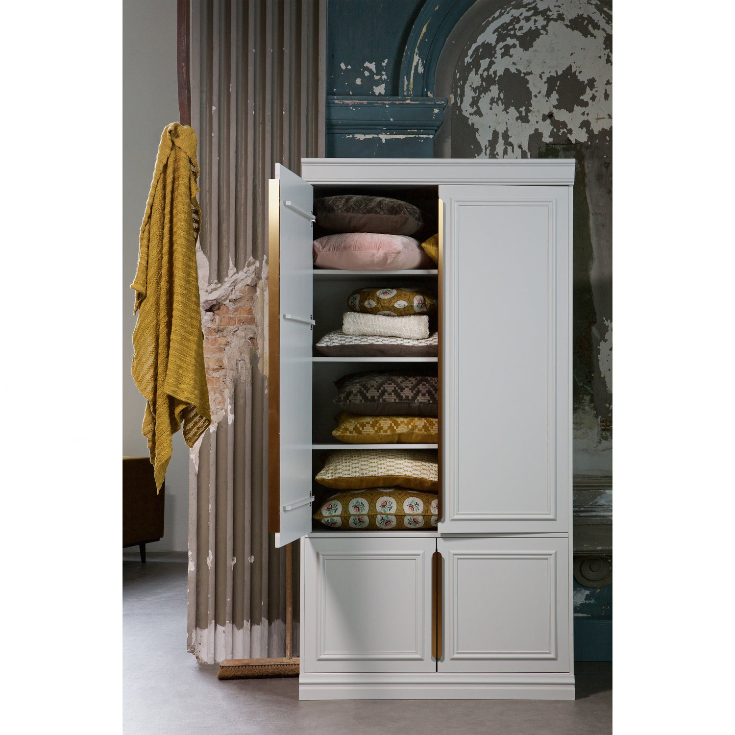 Organize kast 62 cm grenen mist [fsc]