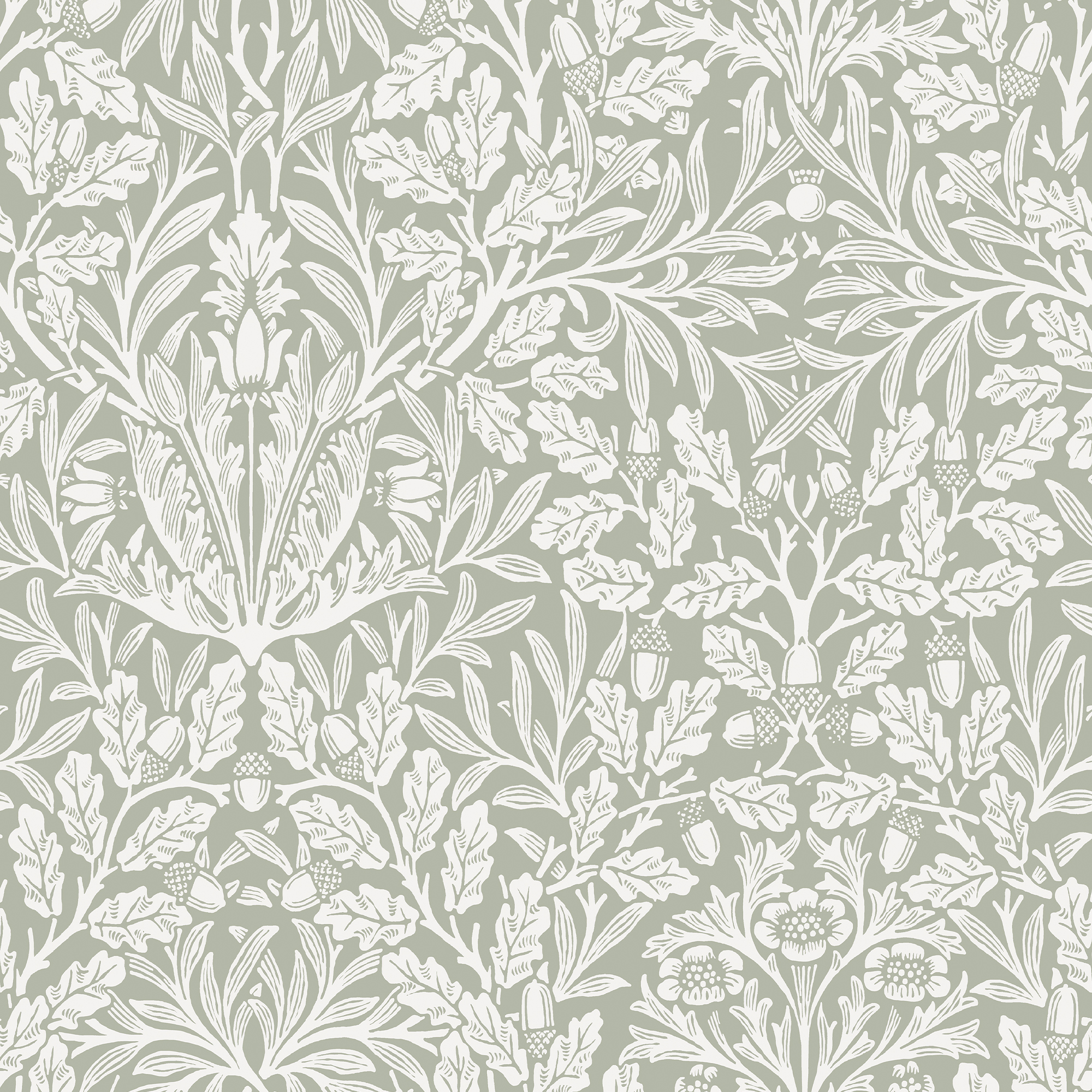 Behang William Morris at Home Acorn